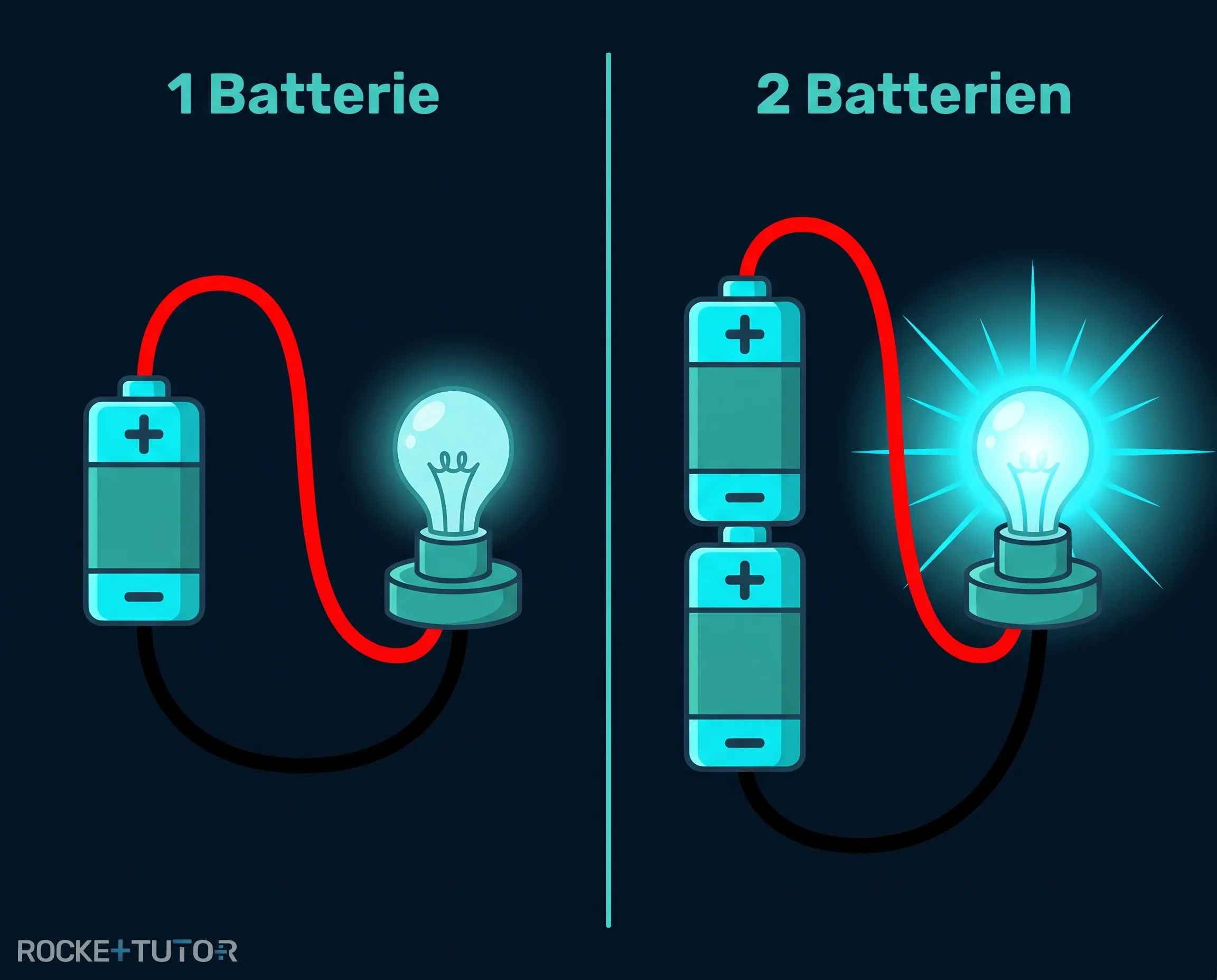 Batterie und elektrische Spannung