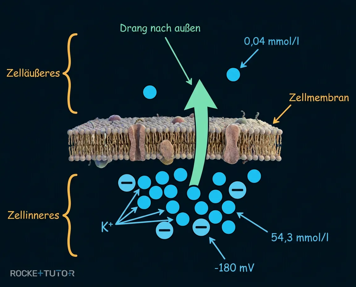 Ionenverteilung bei Armleuchteralge