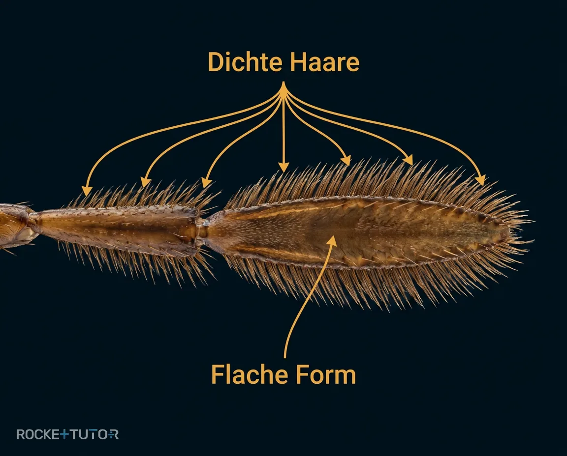 Schwimmbein eines Insekts