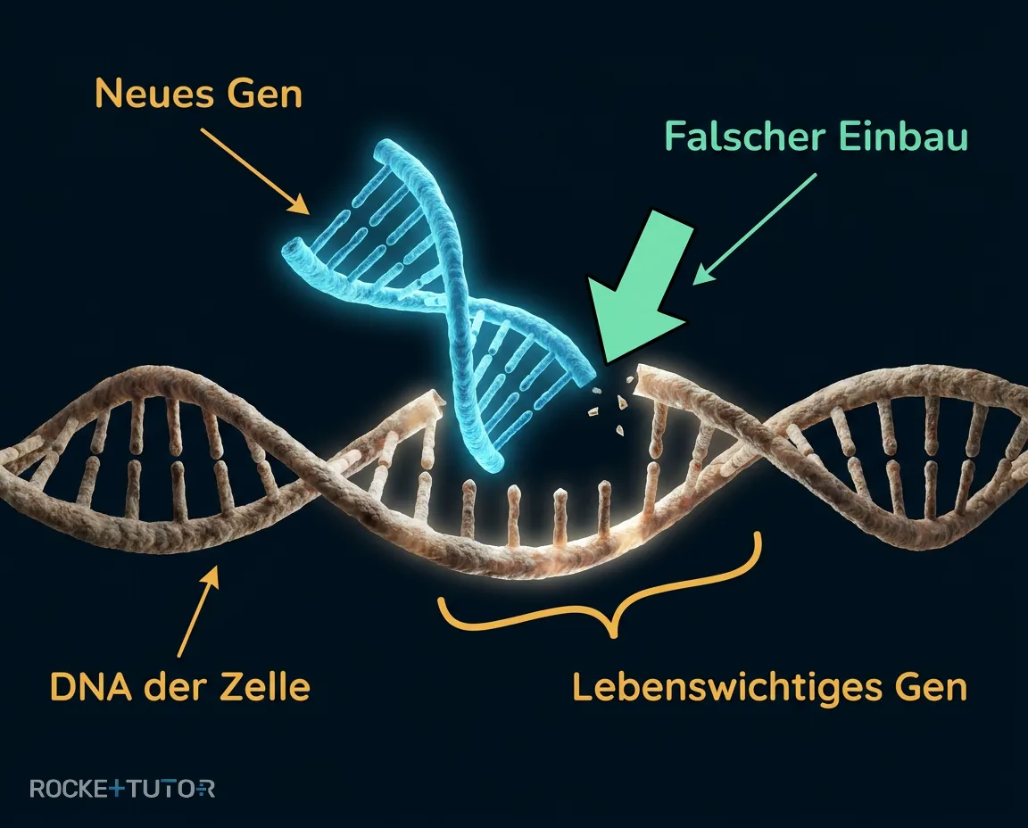 Insertionsmutagenese bei der Gentherapie