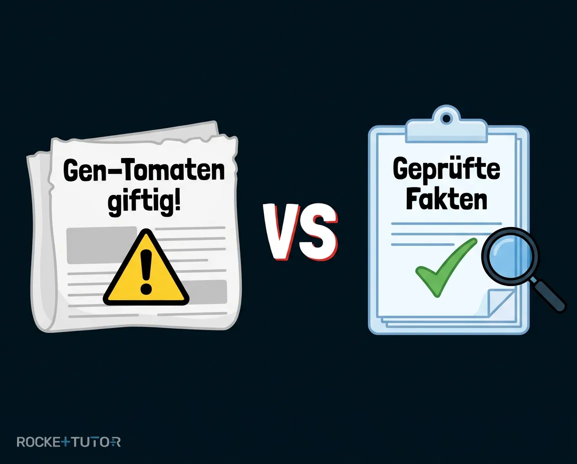 Schlagzeile zu genmanipulierten Tomaten
