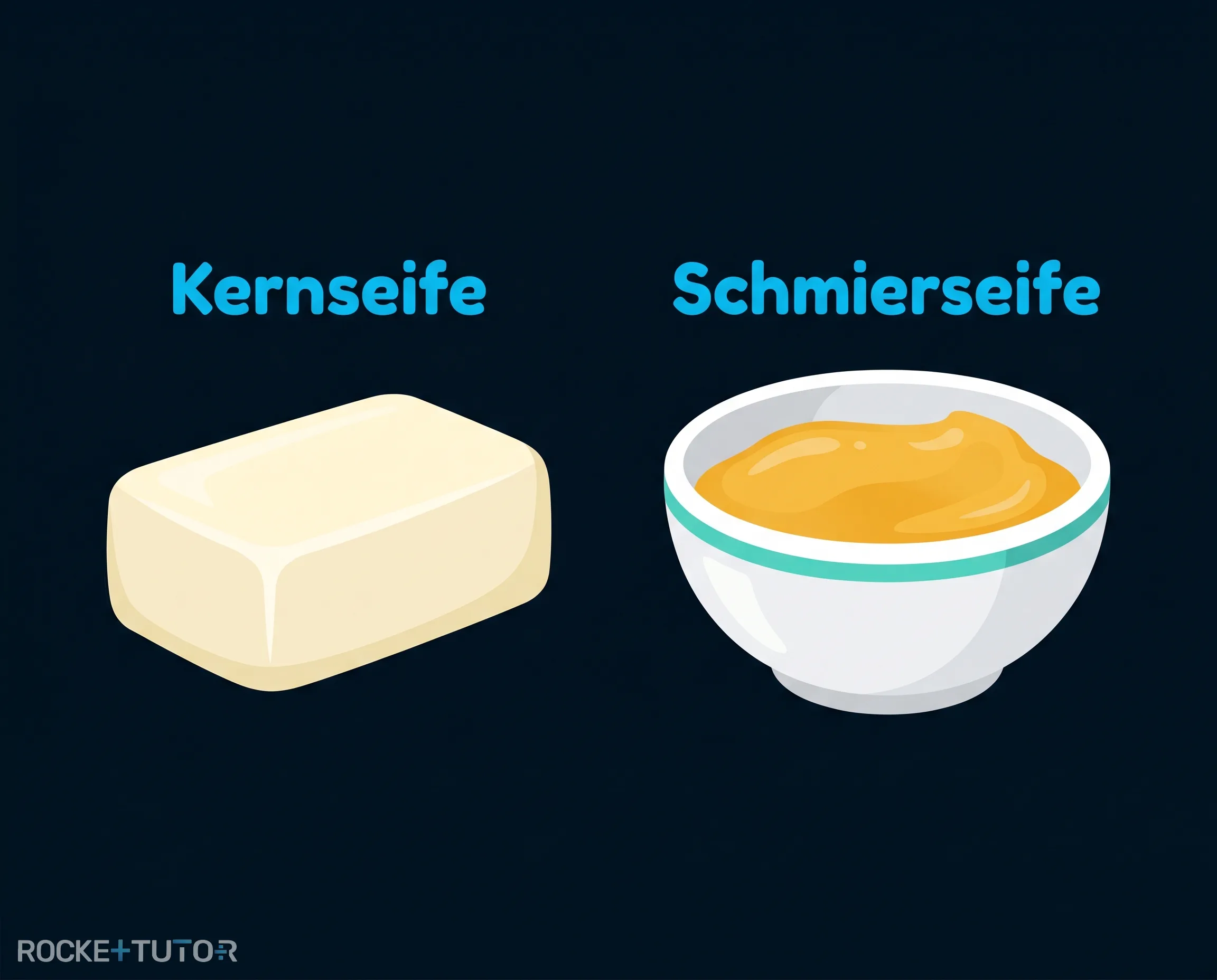 Kernseife und Schmierseife im Vergleich