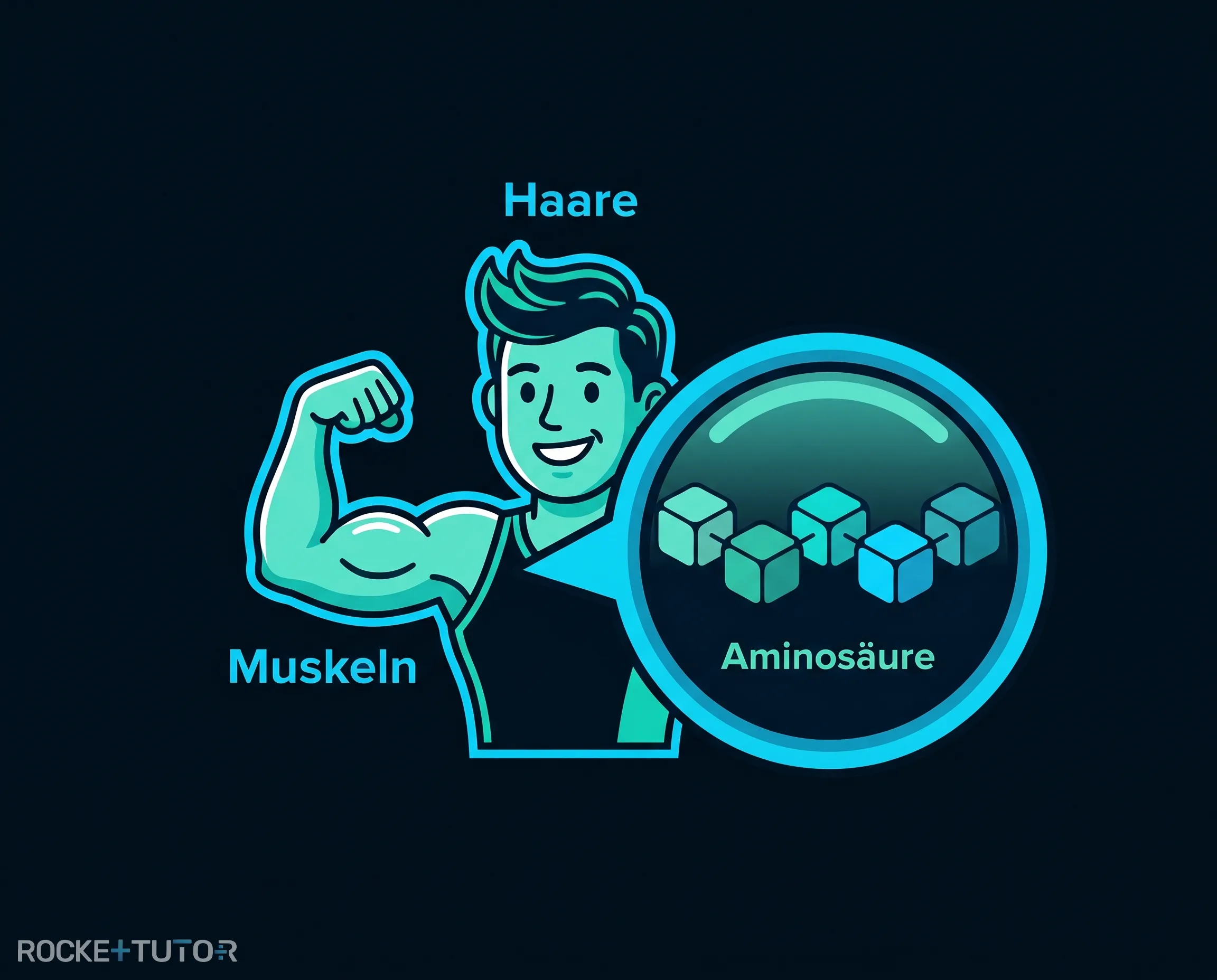 Struktur einer Aminosäure