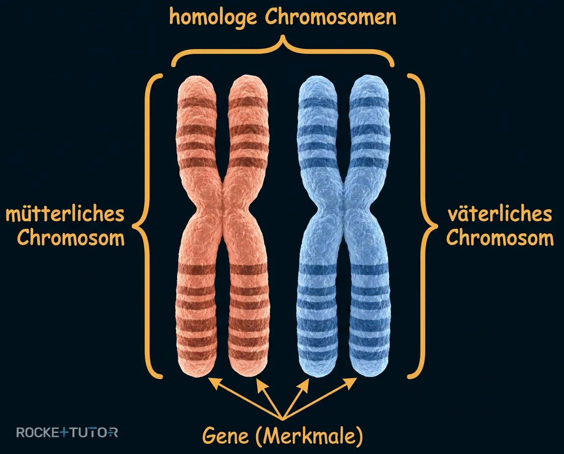 Homologe Chromosomenpaare im Zellkern