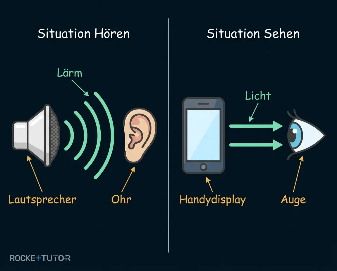 Ohr und Auge Illustration