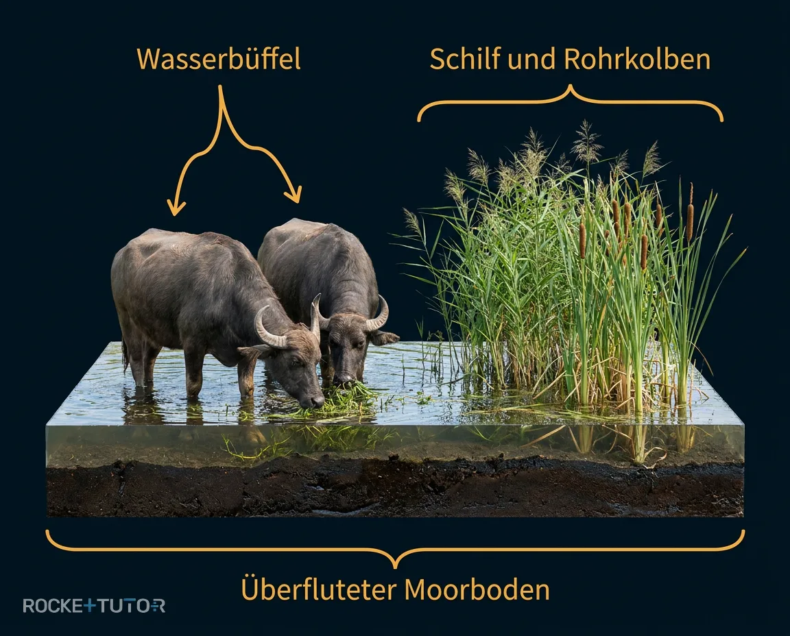 Pflanzen in der Paludikultur