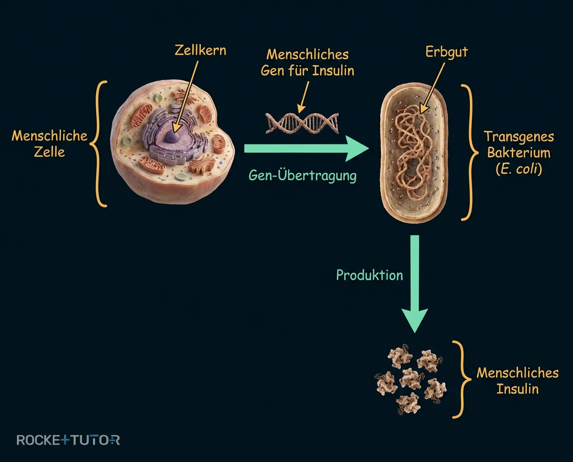 Transgenes Bakterium produziert Insulin