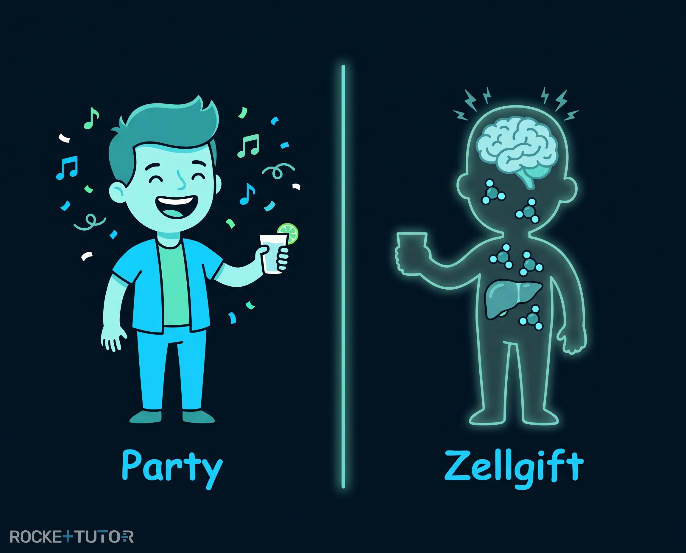 Party mit Alkohol