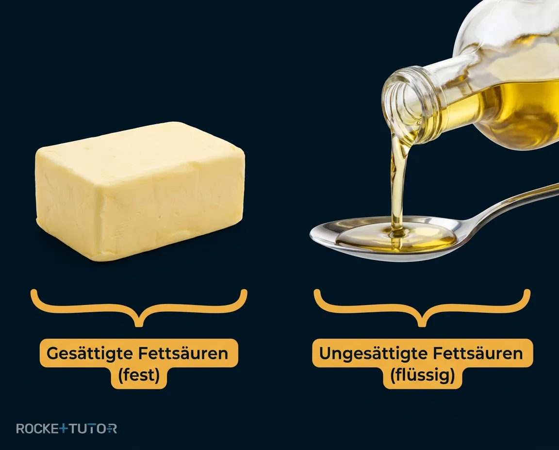 Gesättigte und ungesättigte Fettsäuren