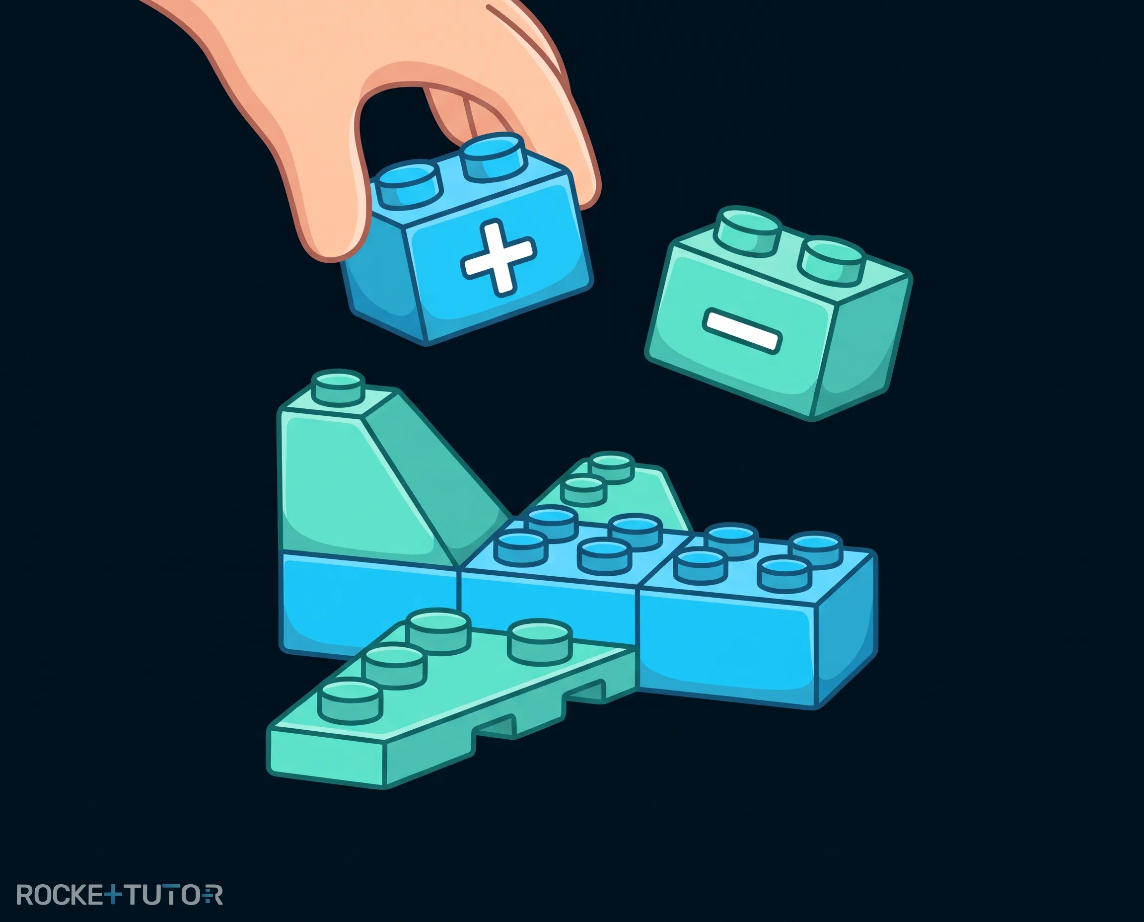 Legosteine als Analogie für Ionen