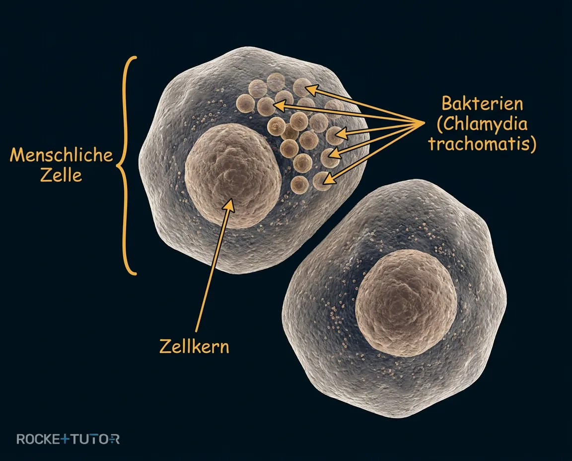 Chlamydien Bakterien im Körper