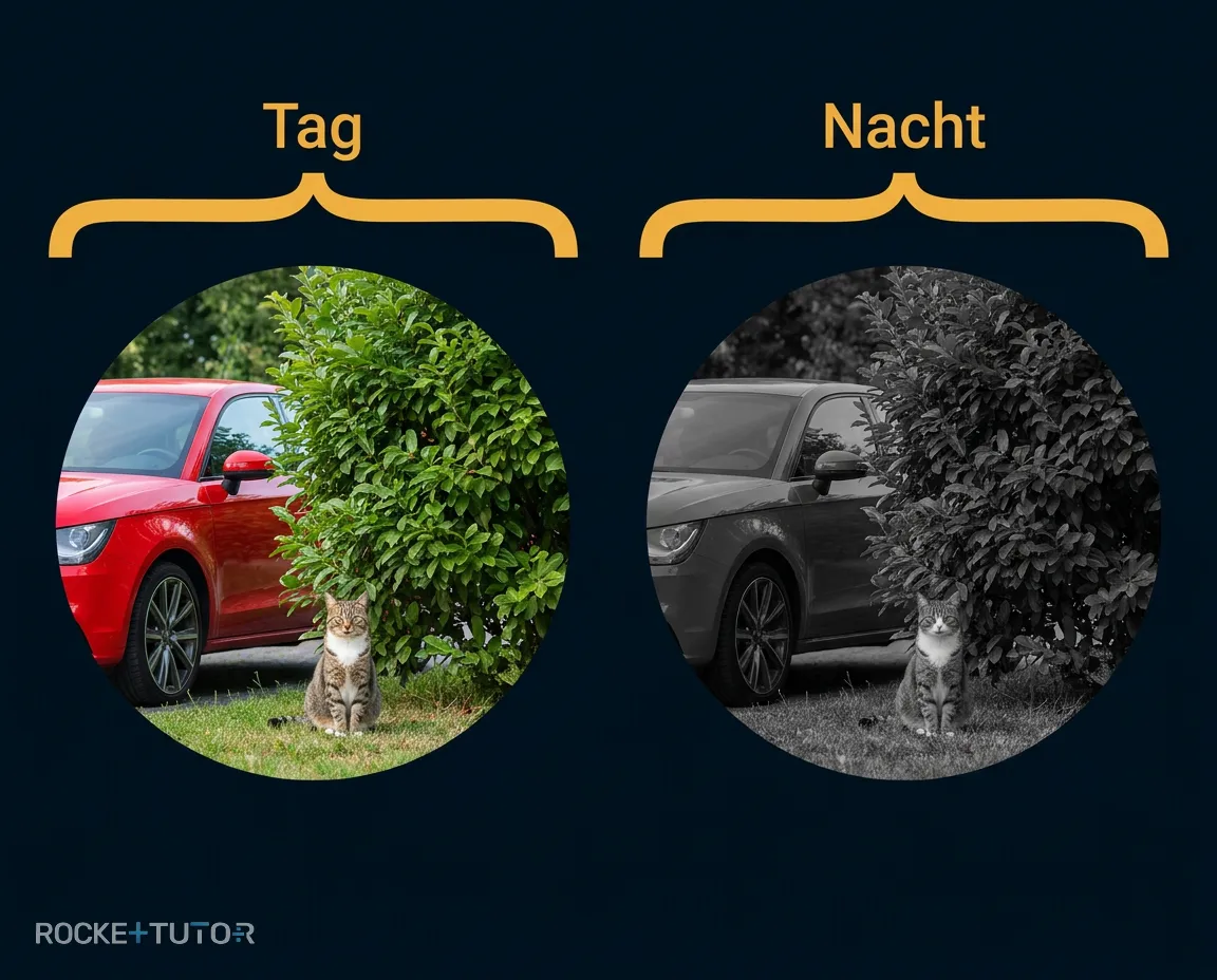 Katze im Dunkeln