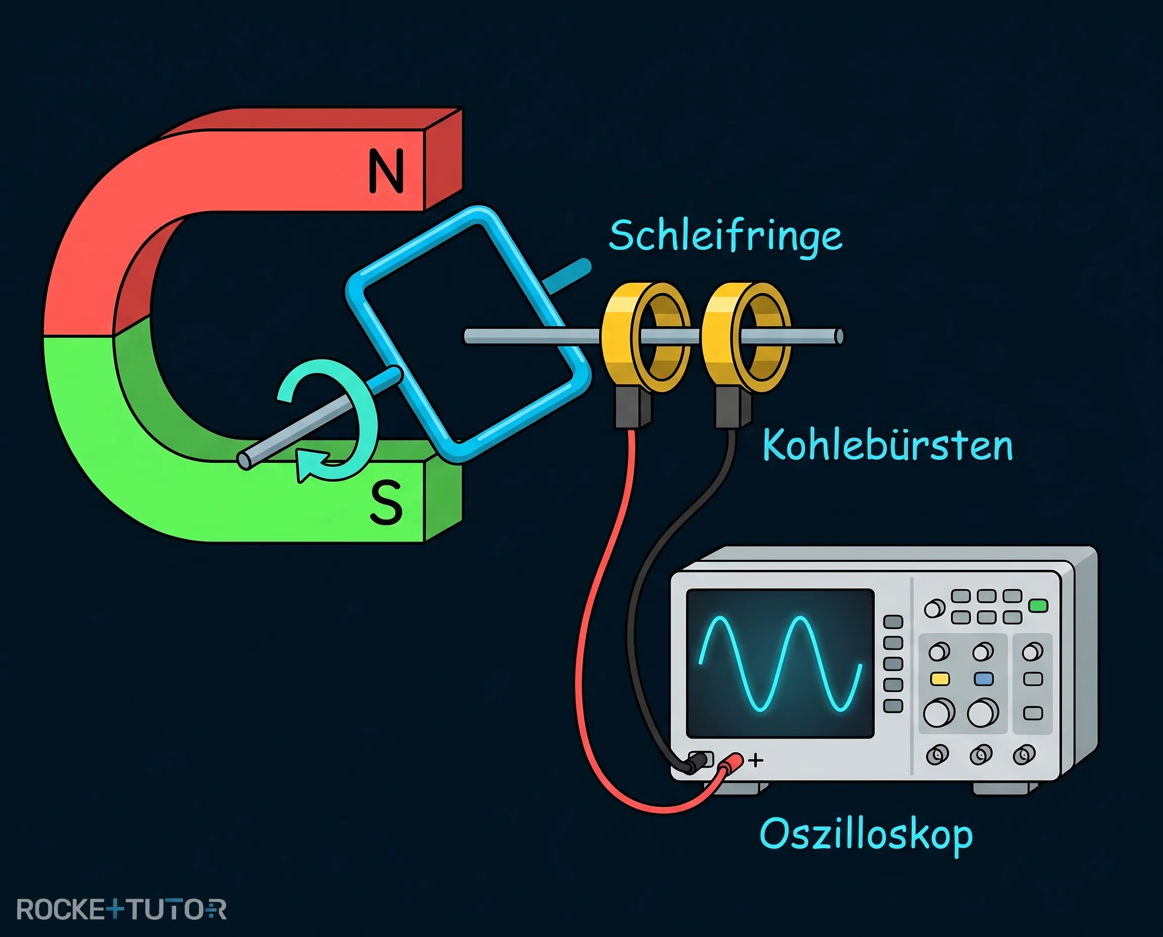 Leiterschleife im Magnetfeld