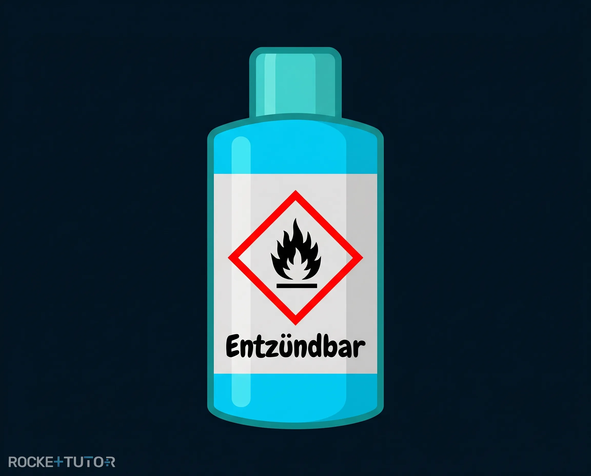 Gefahrensymbol Flamme leicht entzündlich
