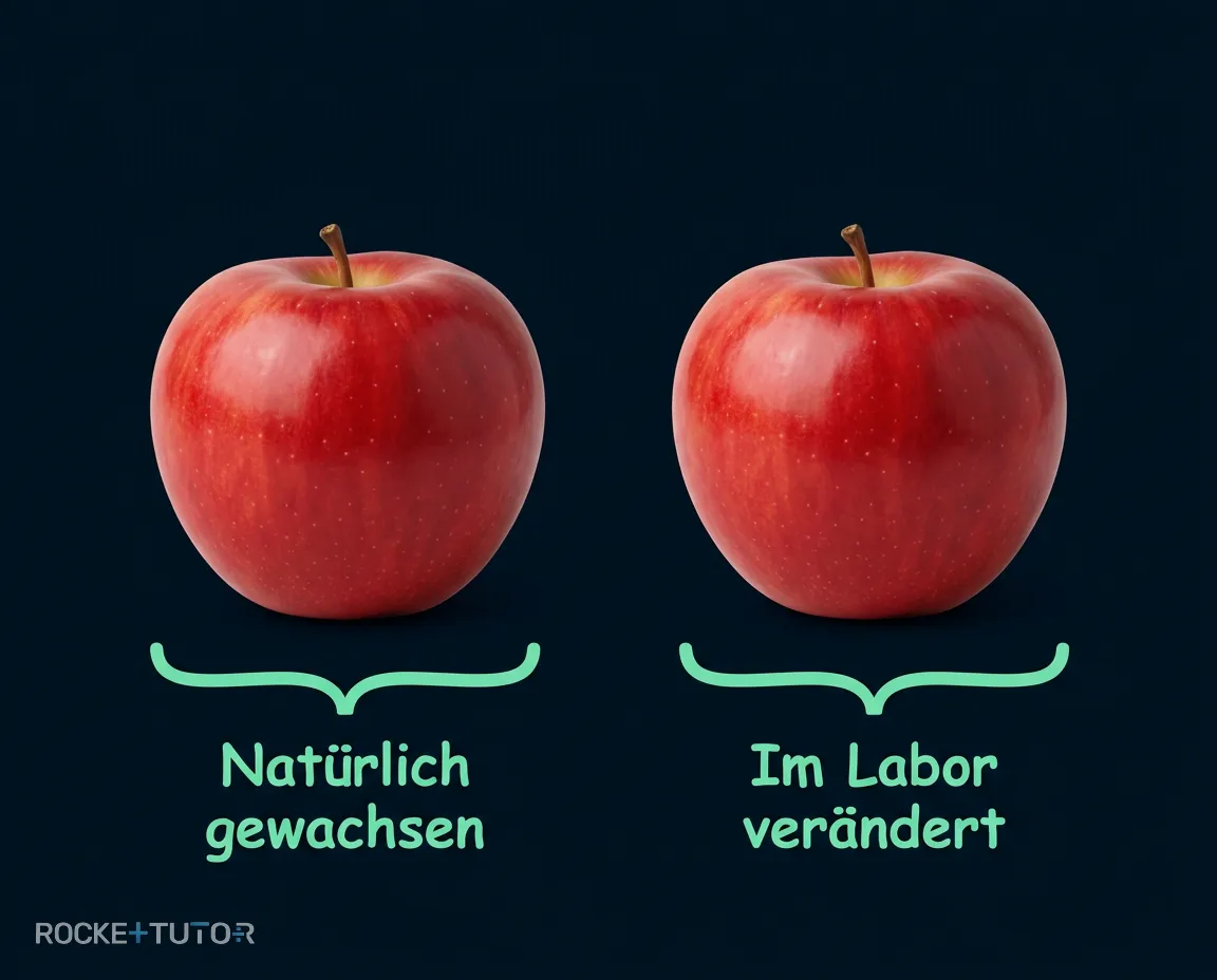 Zwei identische Äpfel