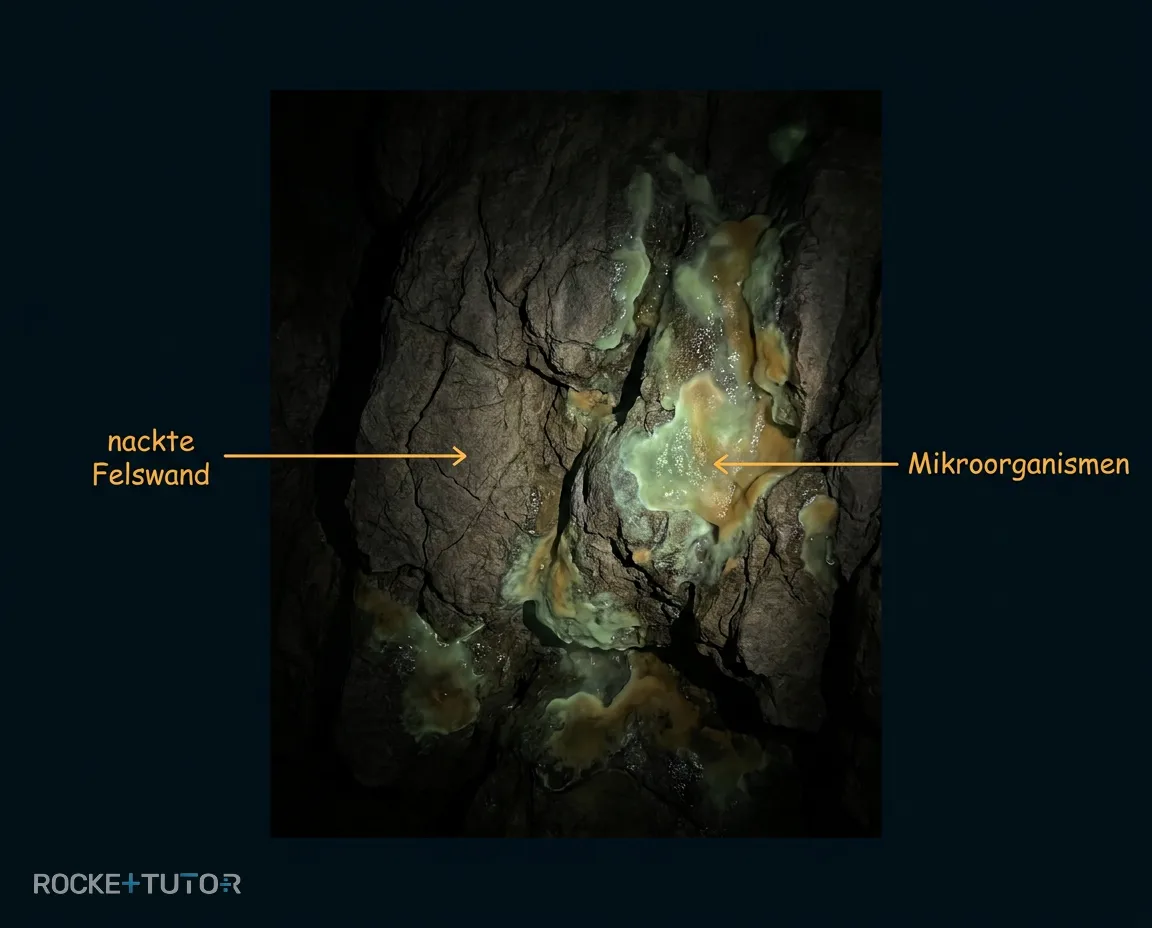Leben in einer dunklen Höhle