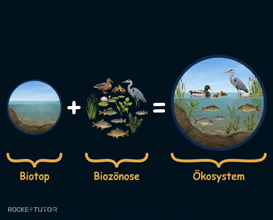 Biotop und Biozönose als Ökosystem