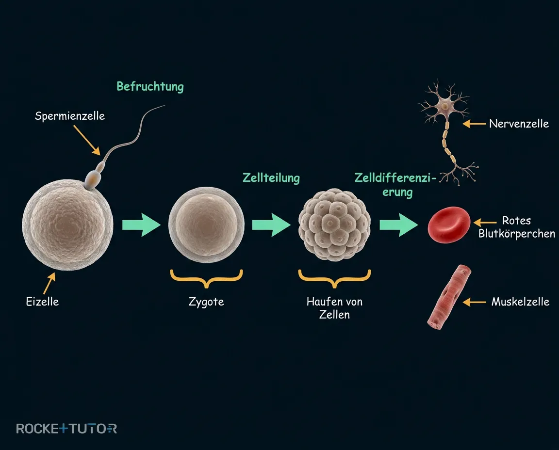 Befruchtung und Entstehung der Zygote