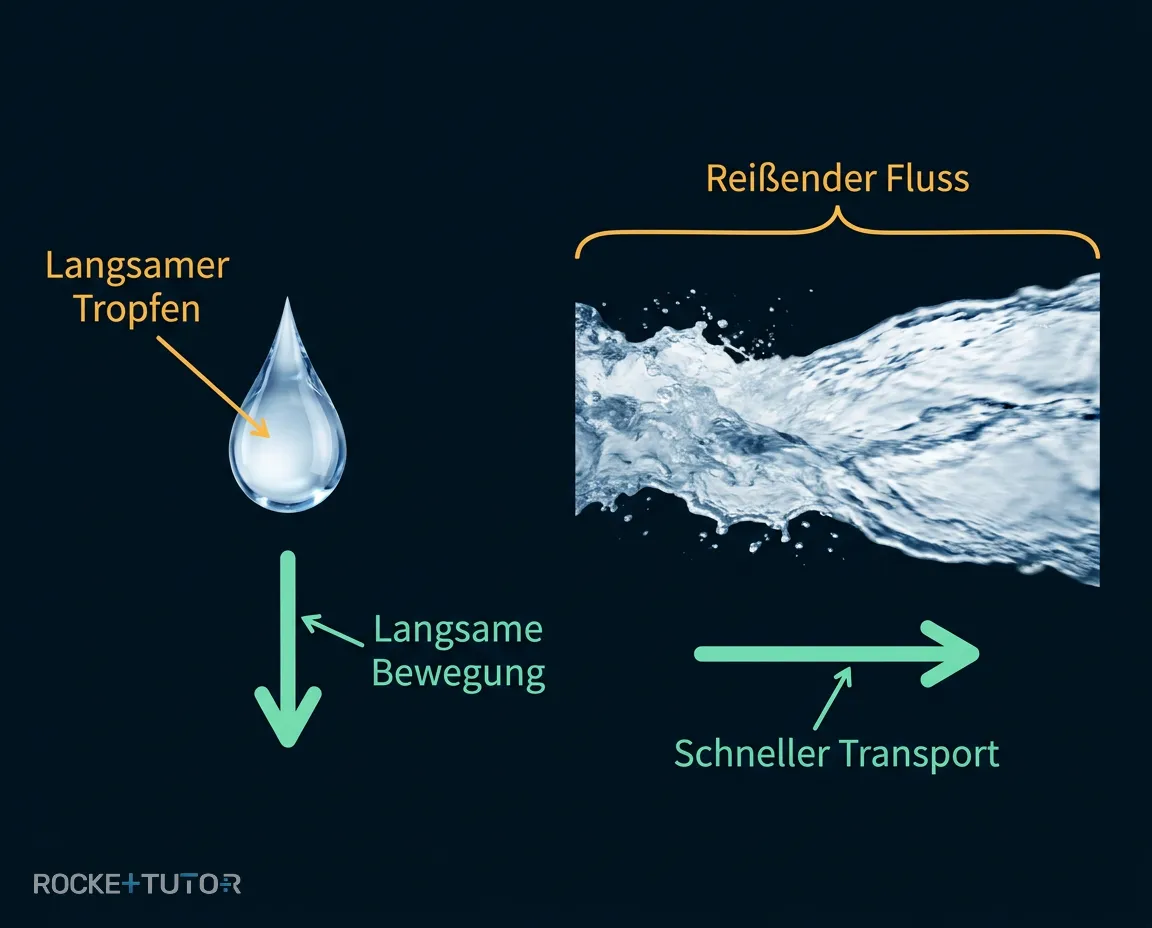 Zellmembran als Barriere für Wasser