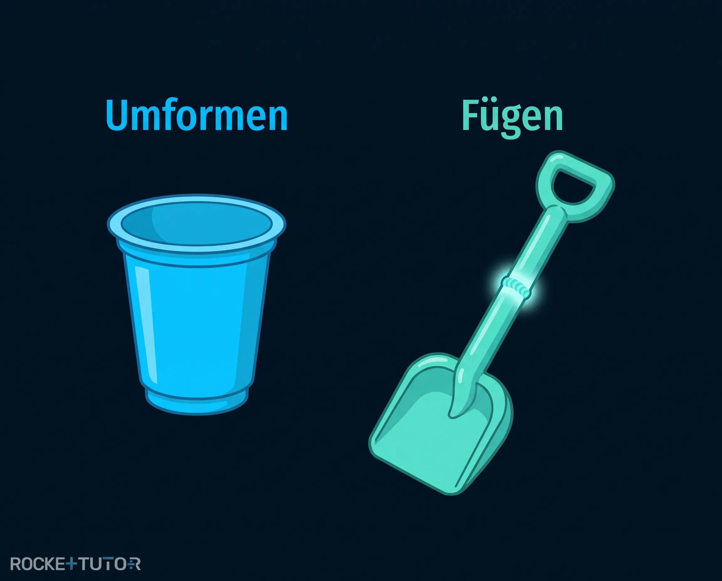 Joghurtbecher und Plastikreparatur