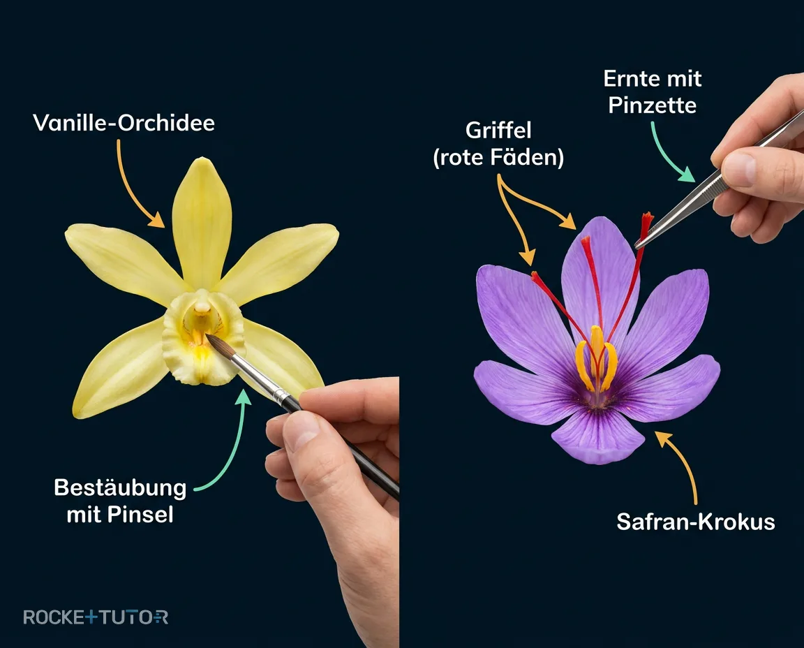 Kostbare Gewürze Safran