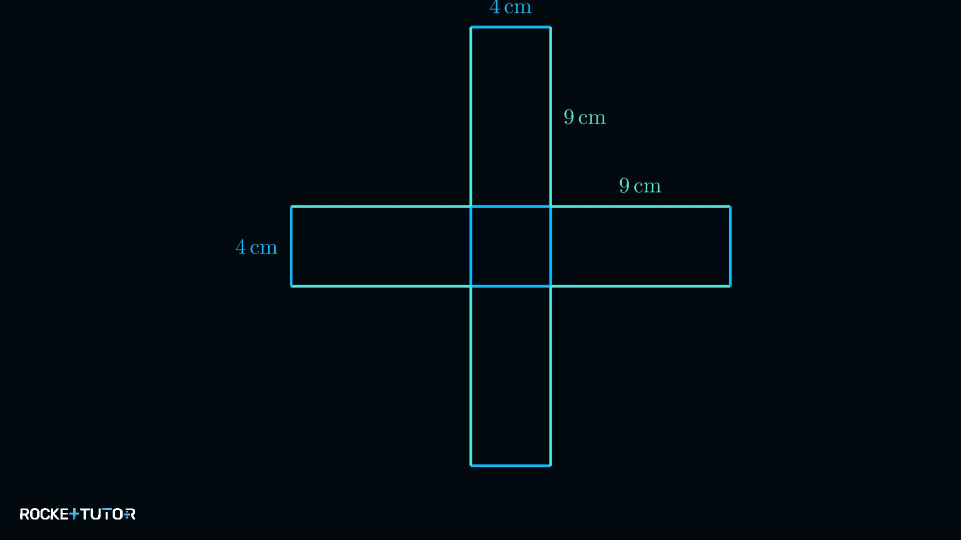 Netz in Kreuzform