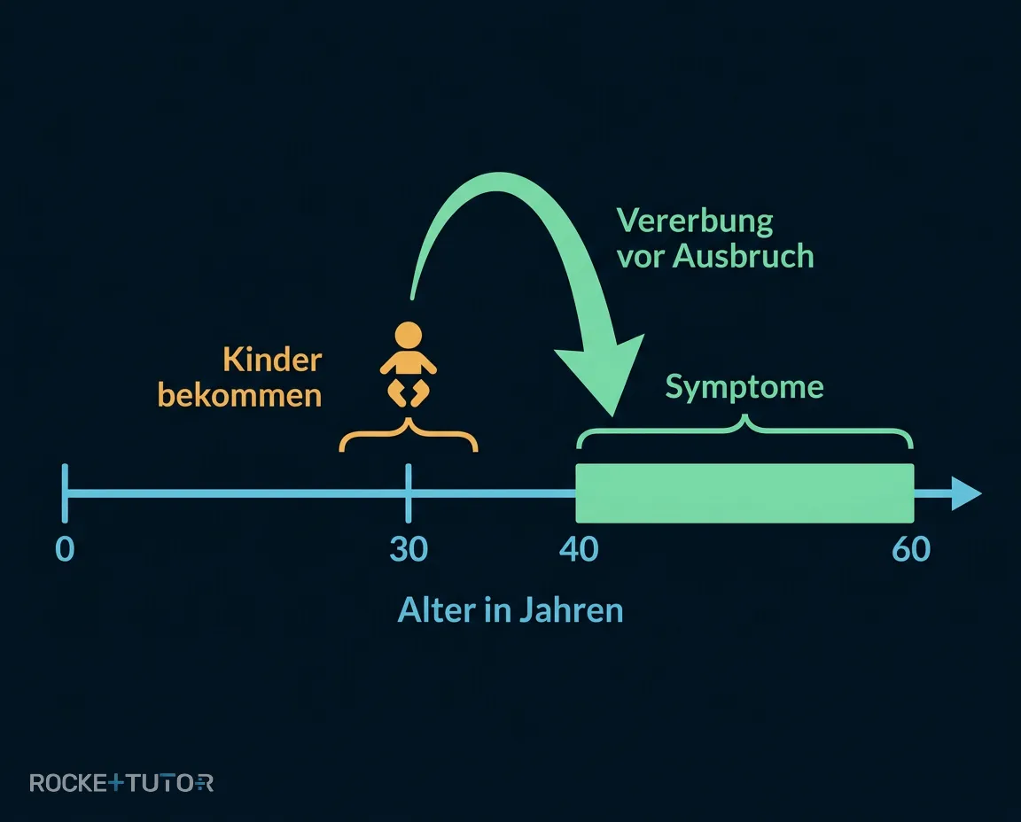 Stammbaum Chorea Huntington Vererbung