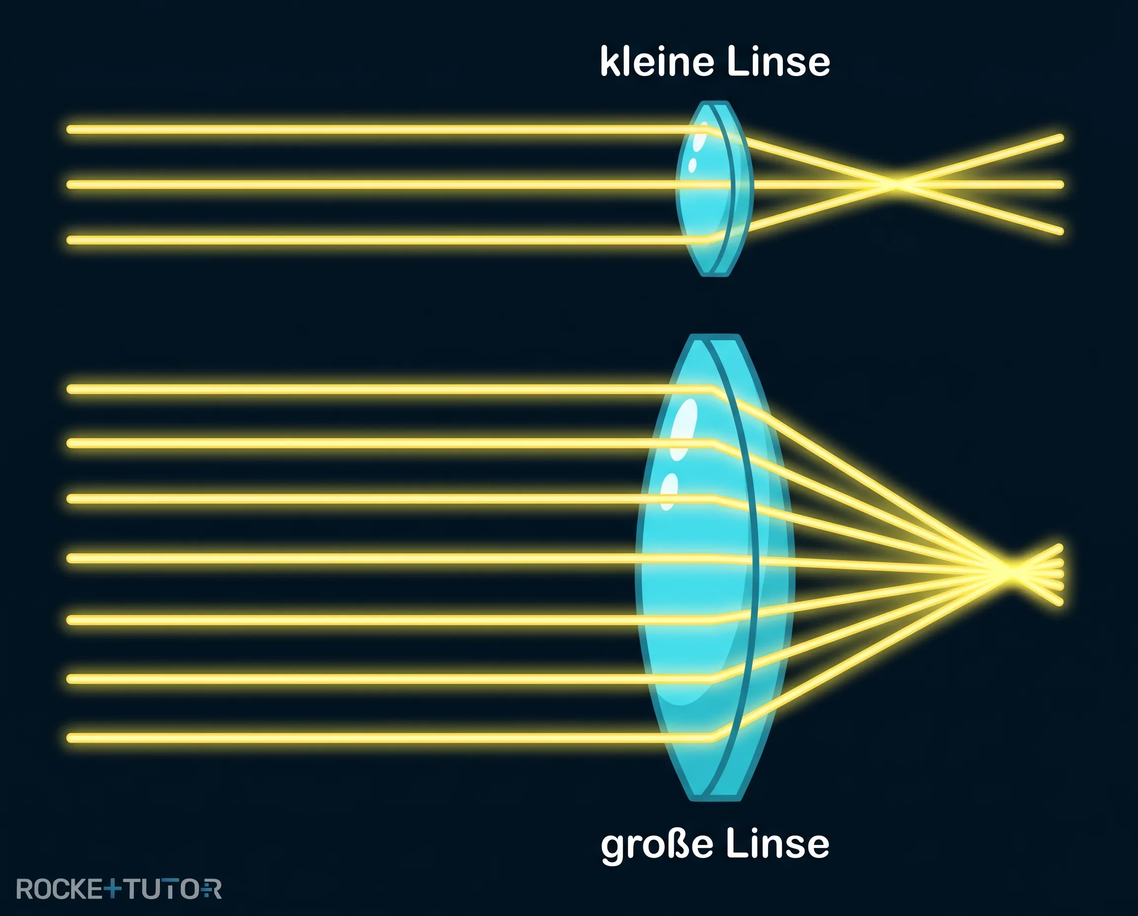 Teleskop sammelt Licht von Sternen