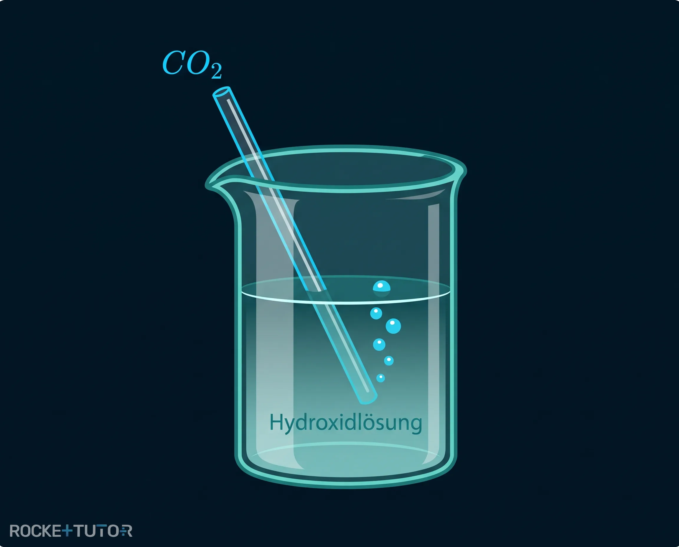 Einleiten von Gas in Lösung