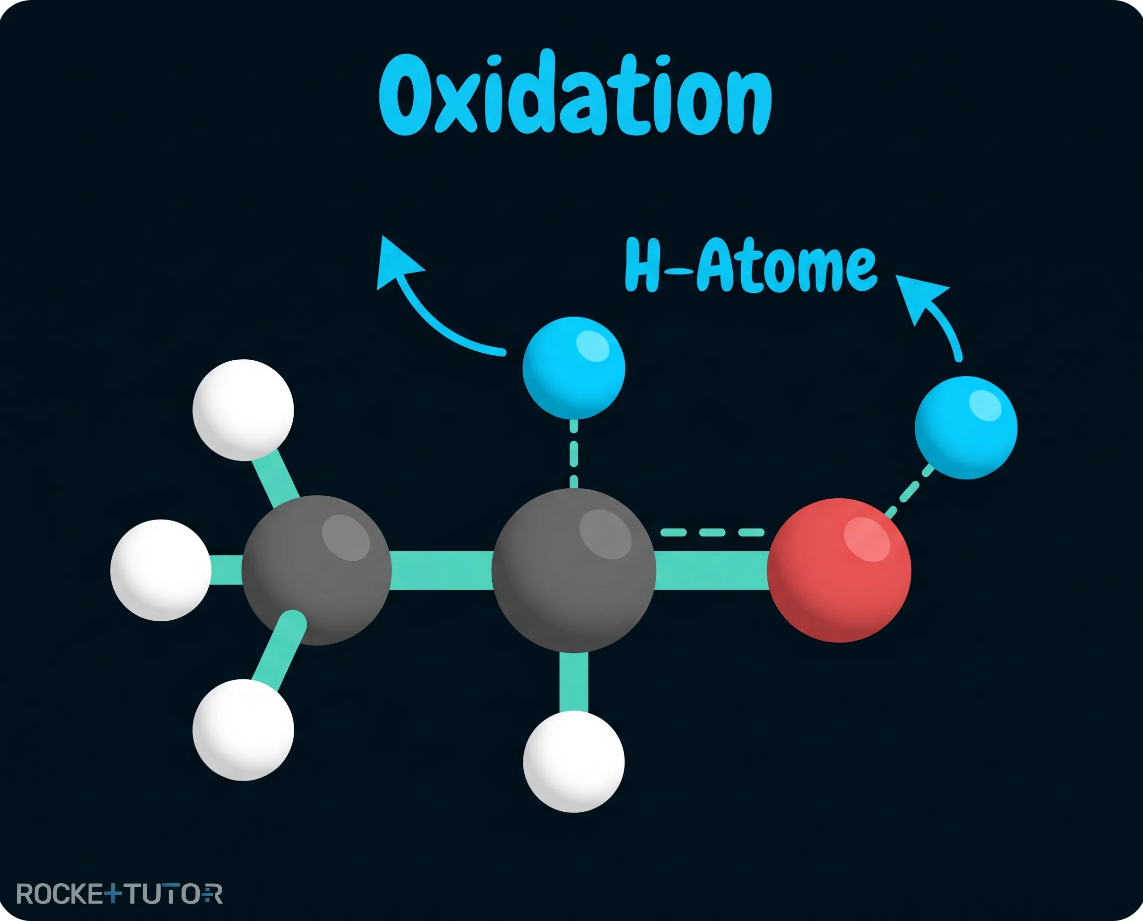Molekulare Ebene der Alkoholoxidation