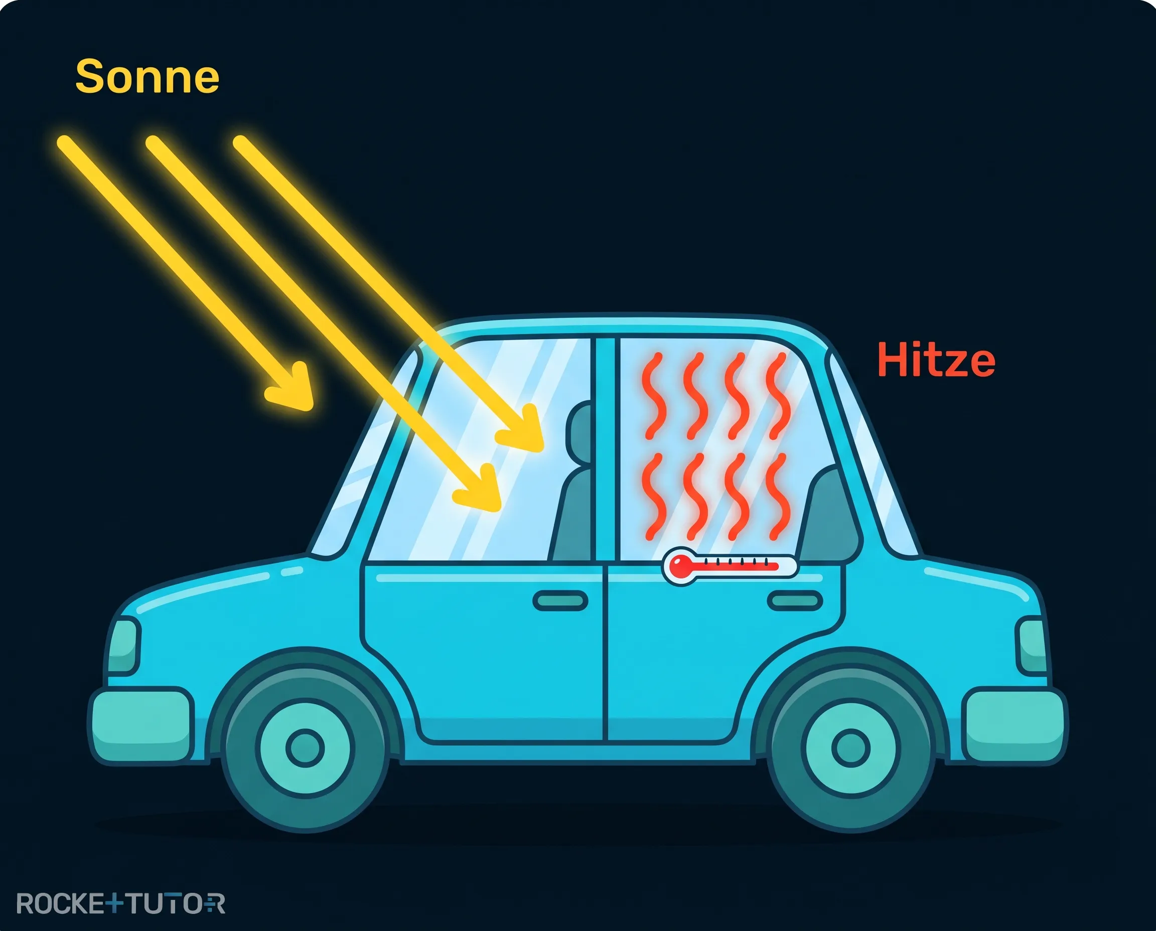 Auto in der Sonne