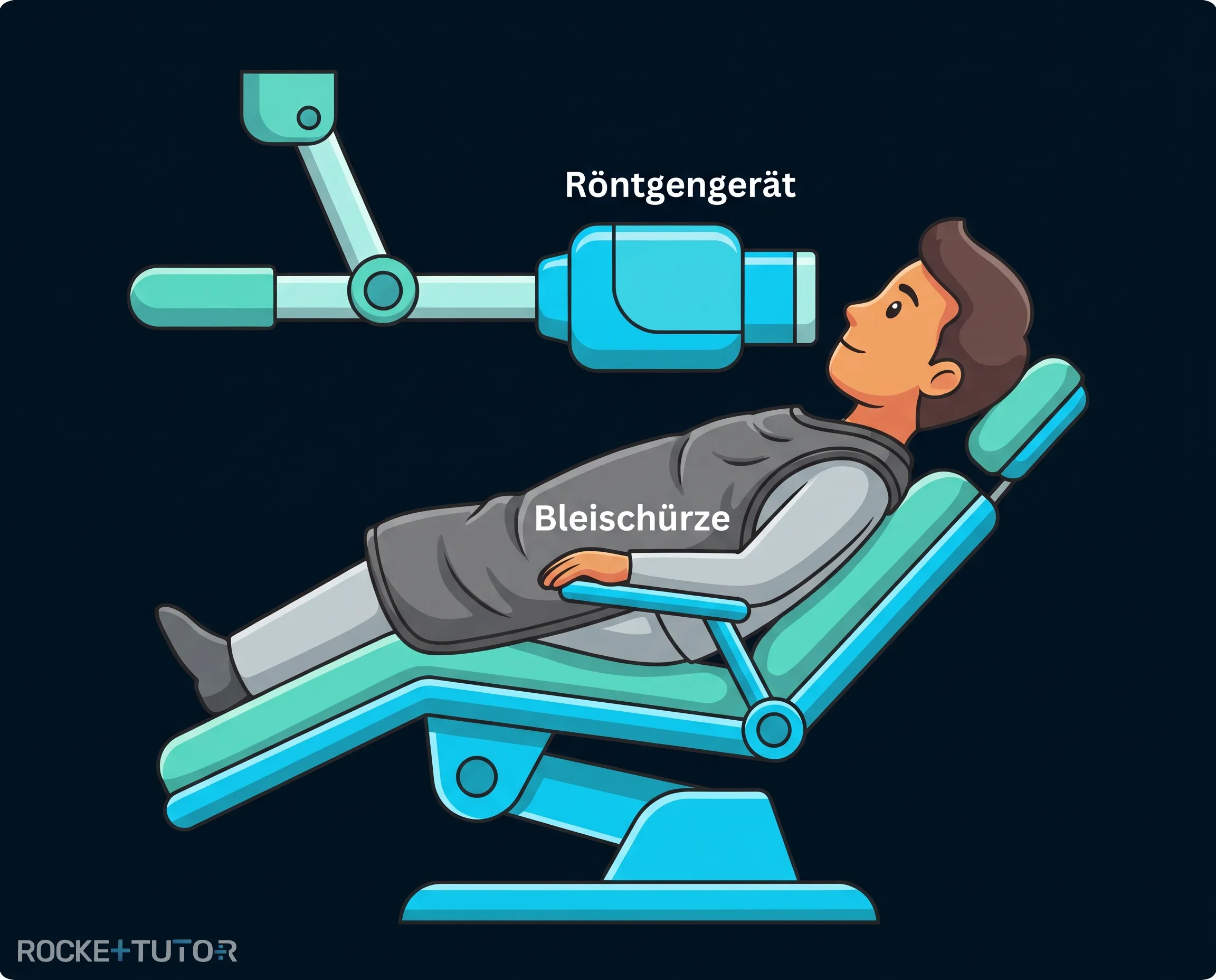 Bleischürze beim Röntgen beim Zahnarzt