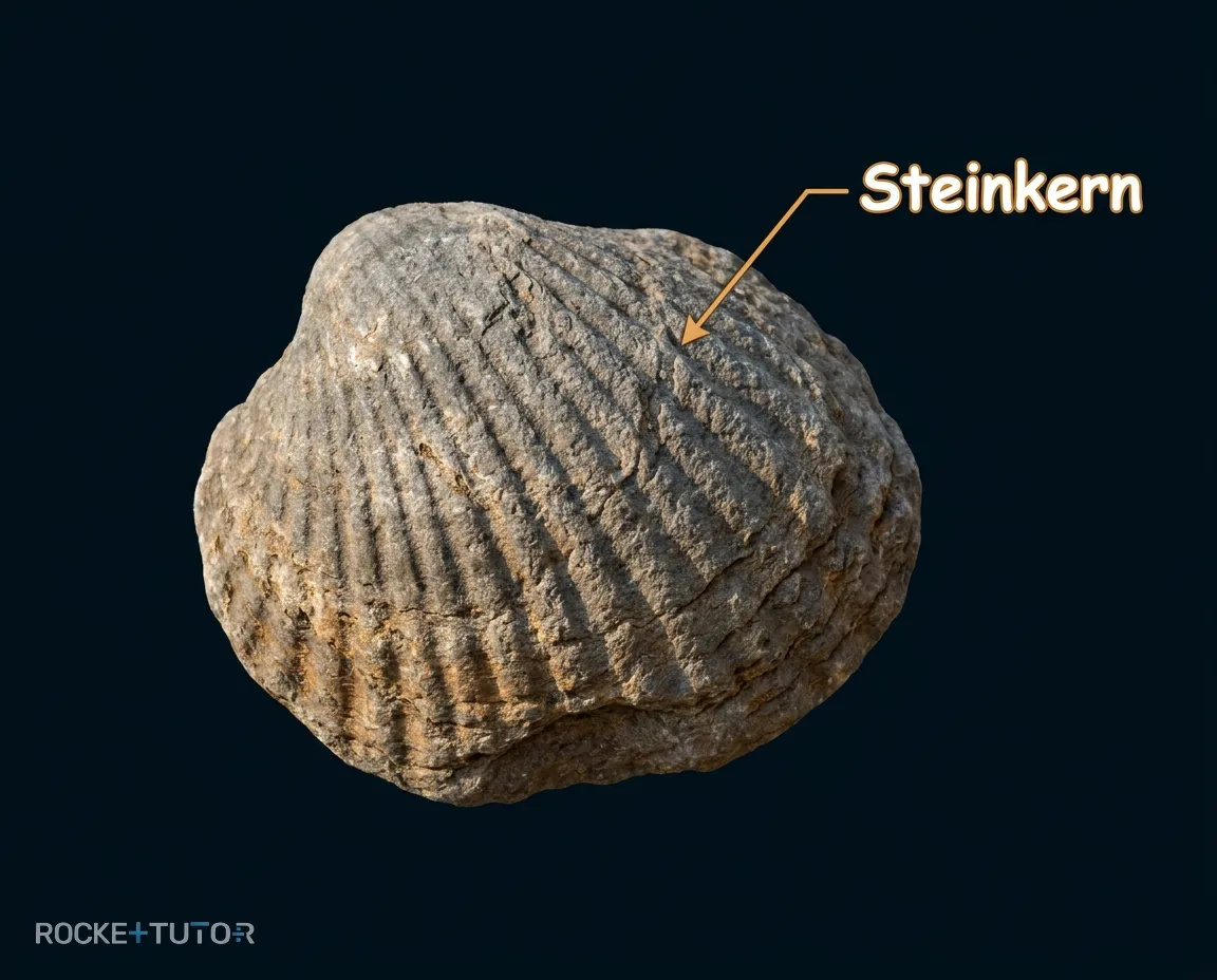 Steinkern einer Muschel