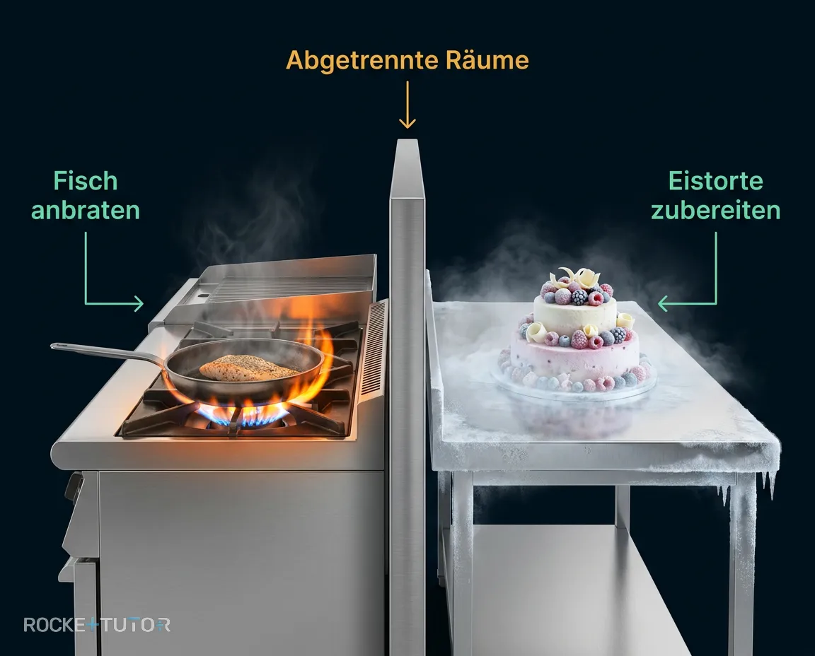 Küche als Analogie zur Zelle