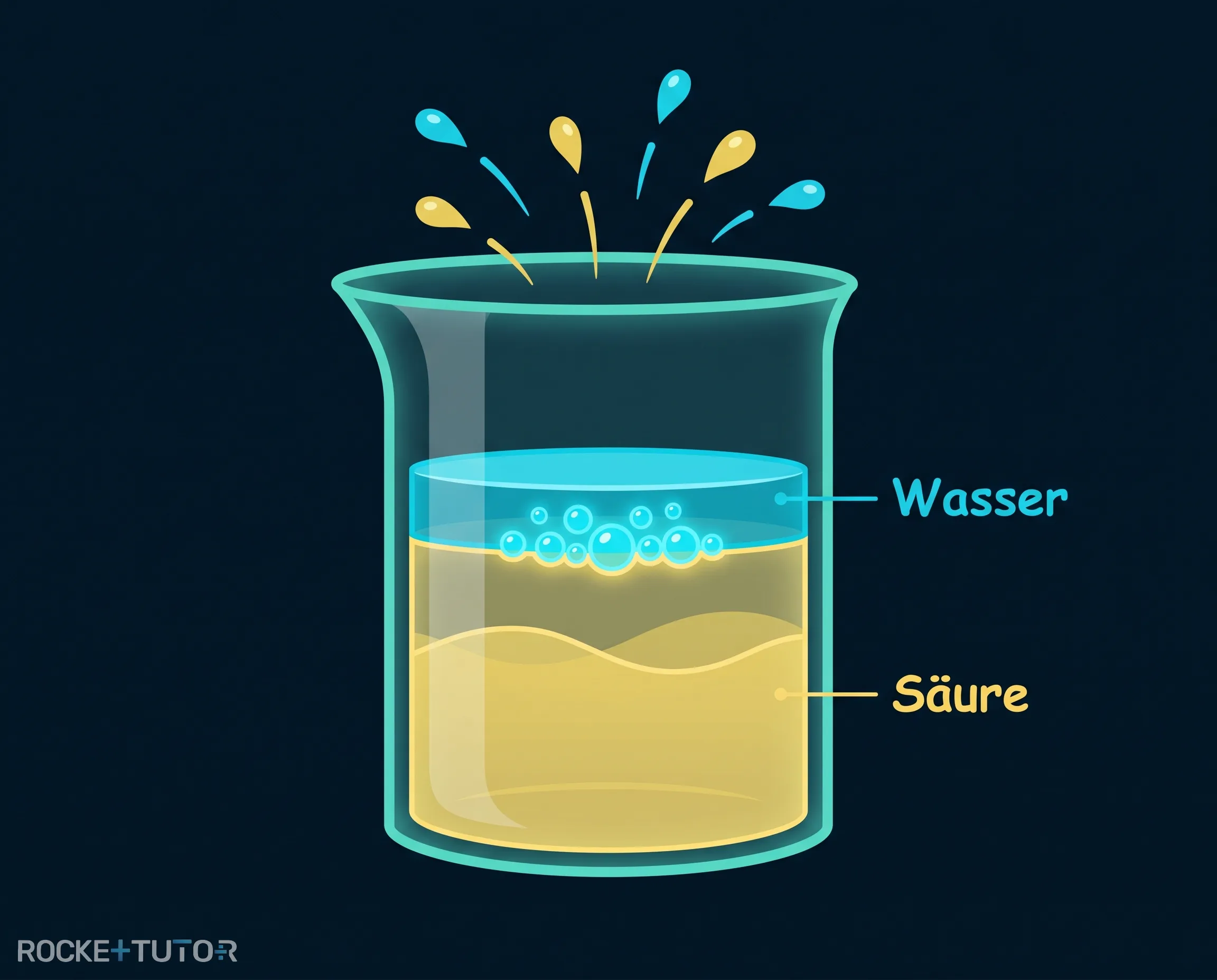 Falsches Verdünnen von Schwefelsäure