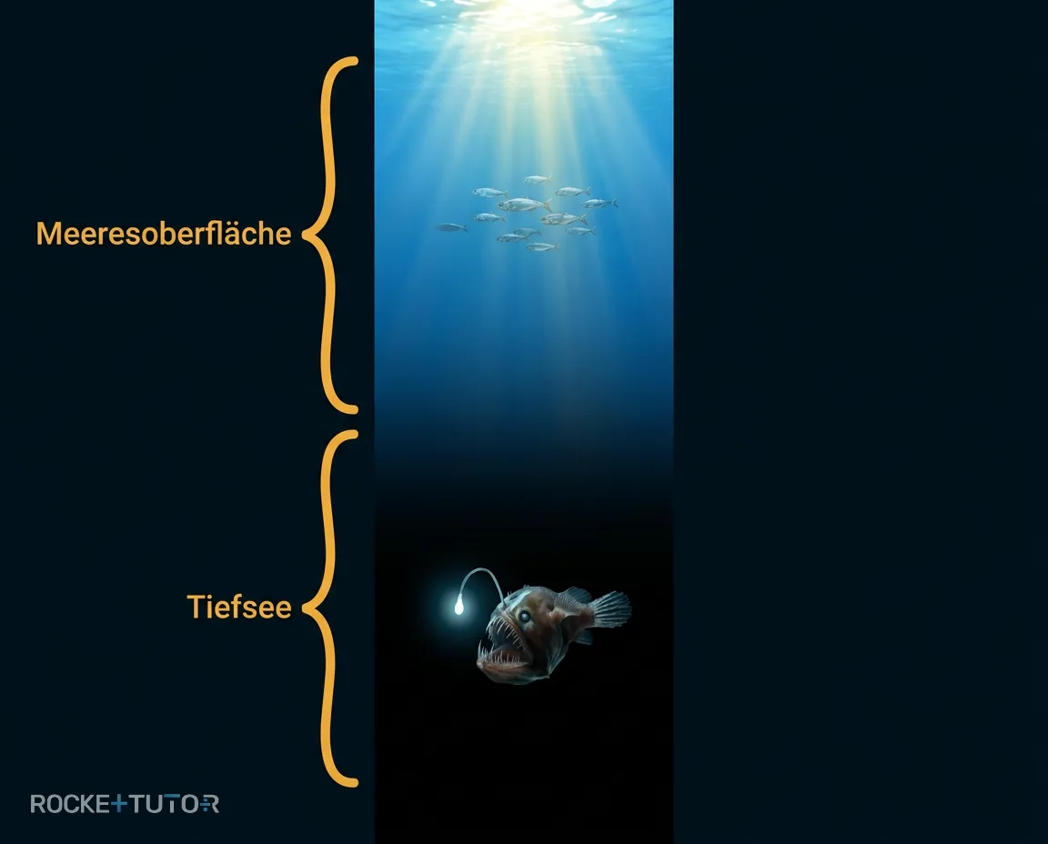 Unterwasserwelt mit Fischen und Korallen