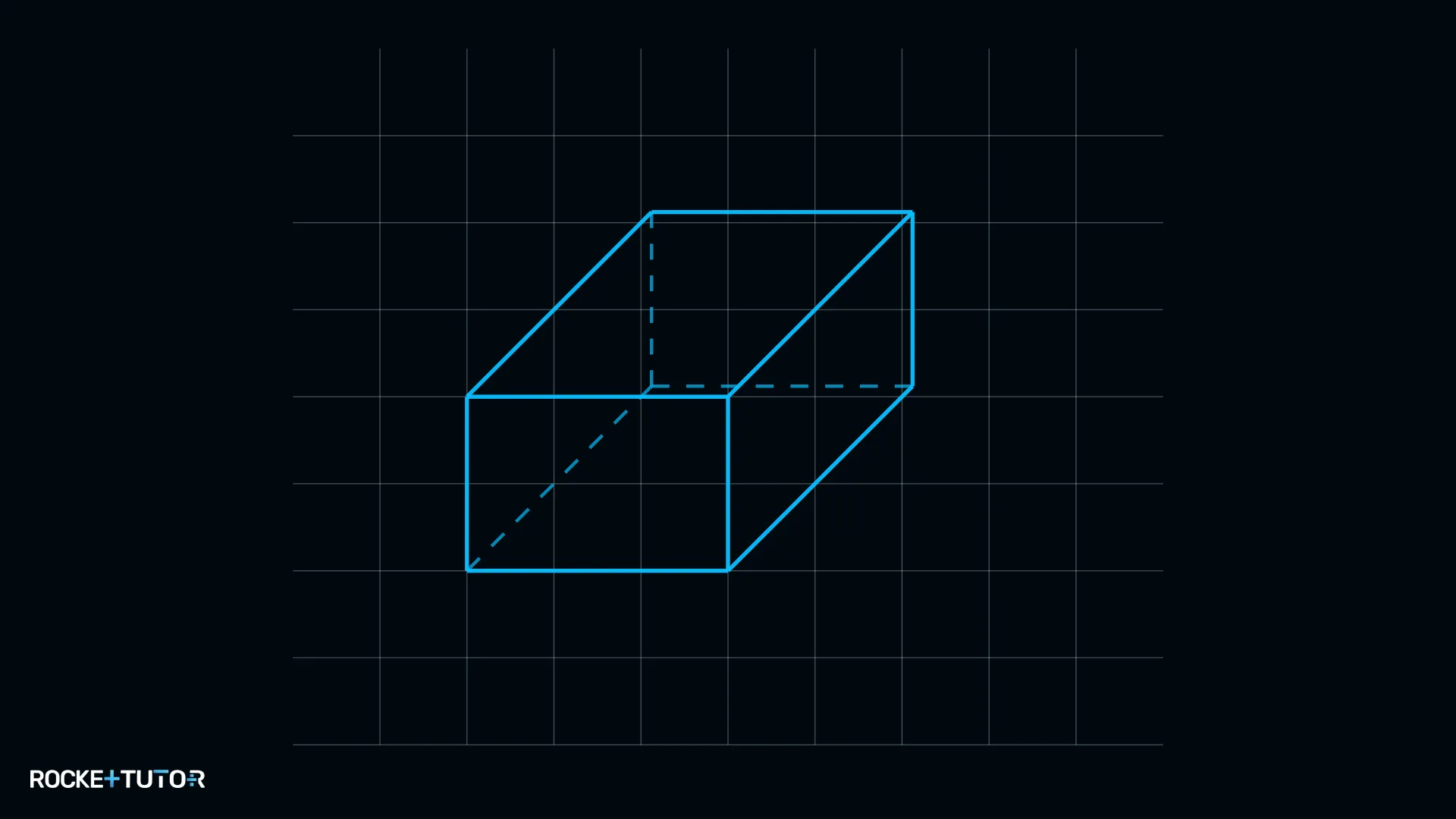 Volumengleicher Quader 3x3x2 in Schrägansicht
