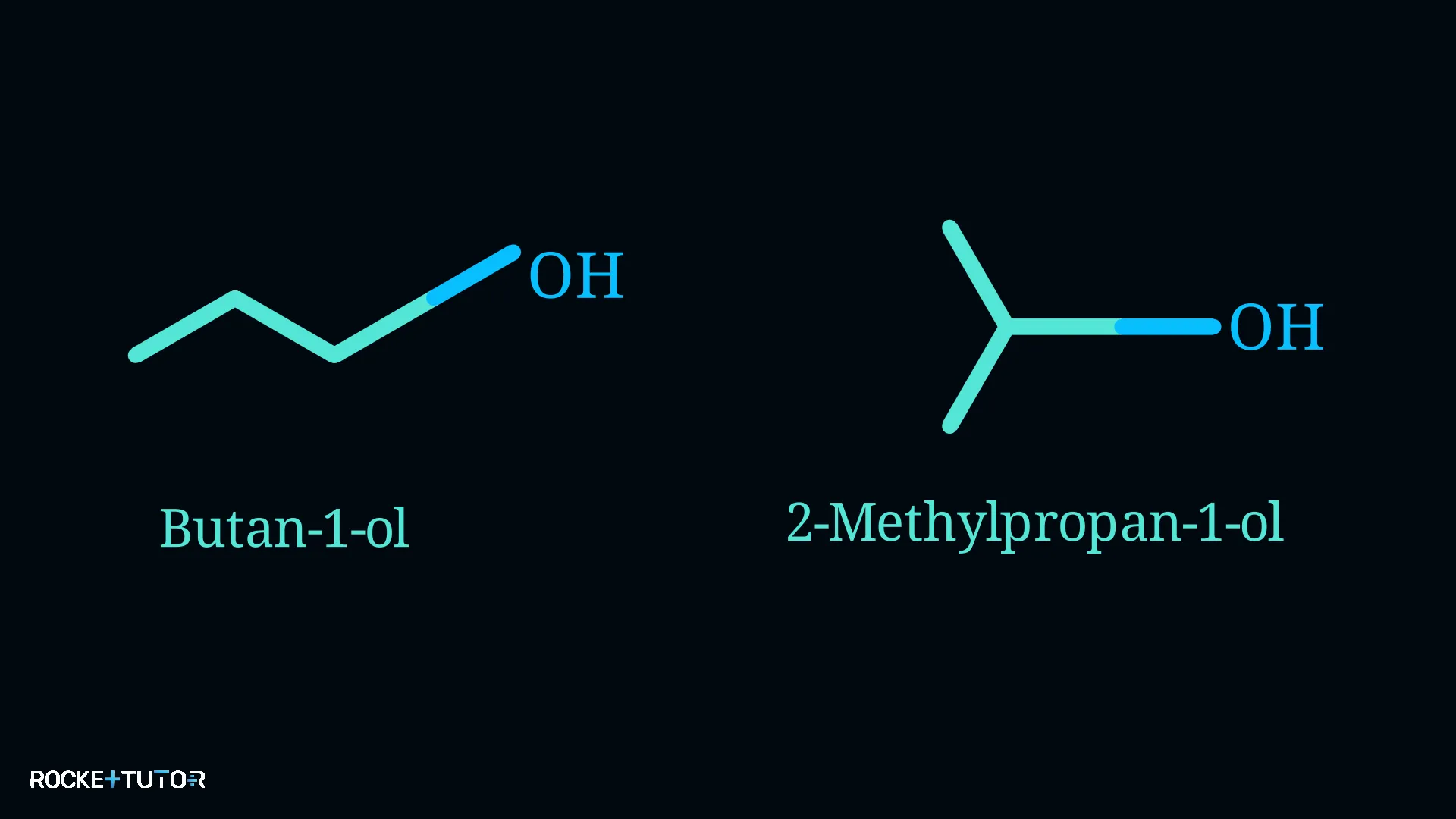Kettenisomere von Butanol