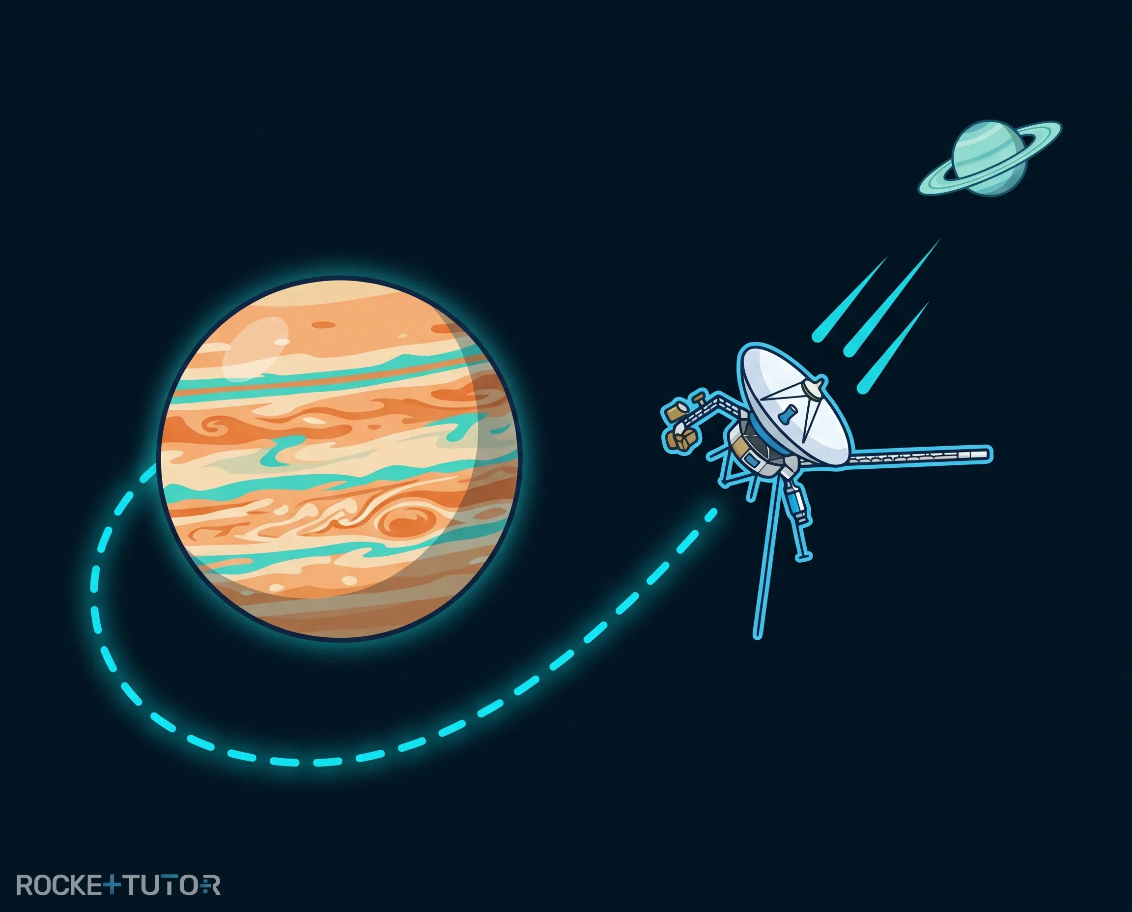 Raumsonde fliegt an Jupiter vorbei