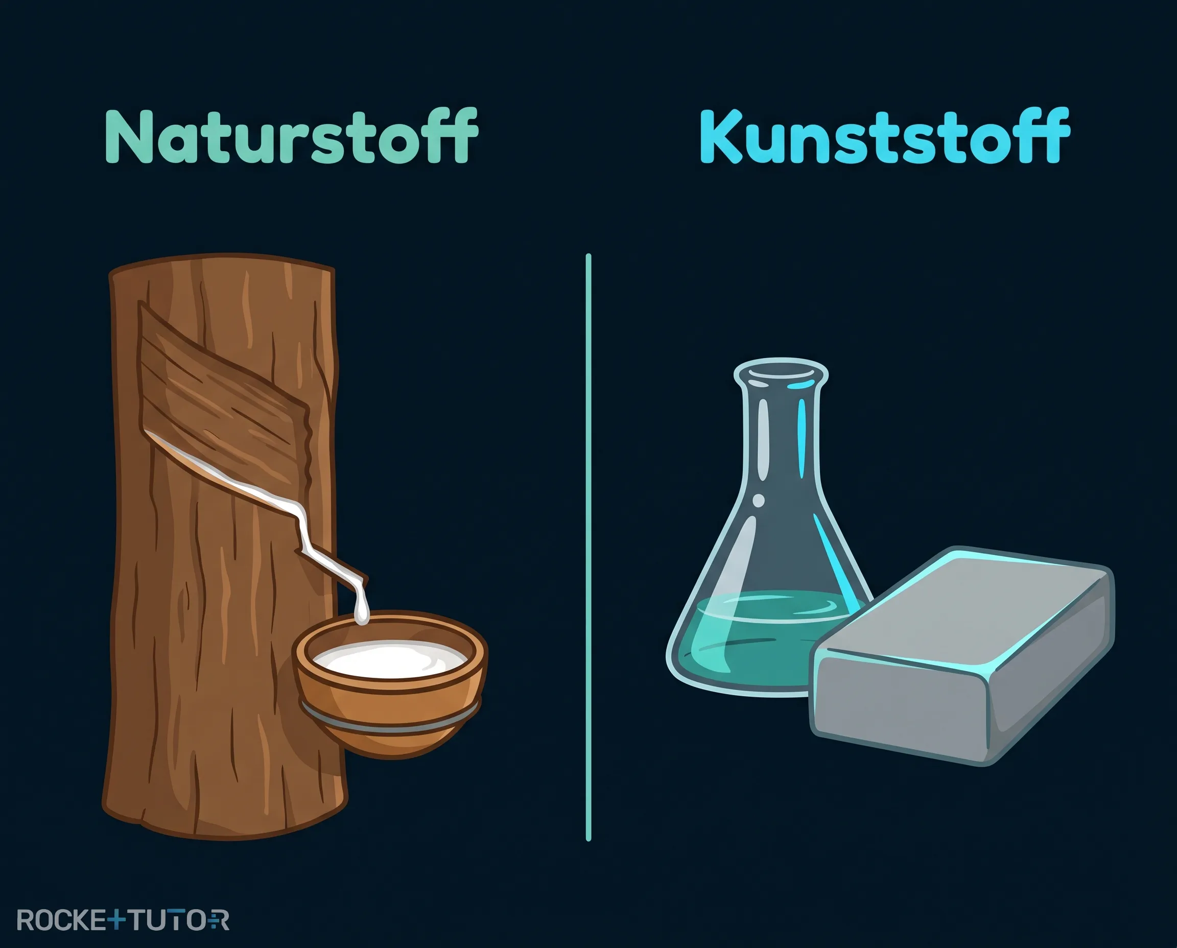 Naturlatex aus einem Gummibaum