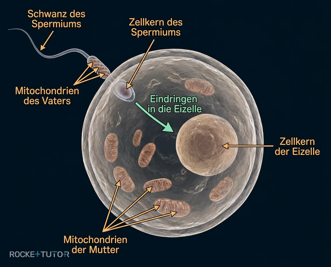 Befruchtung Eizelle und Spermium