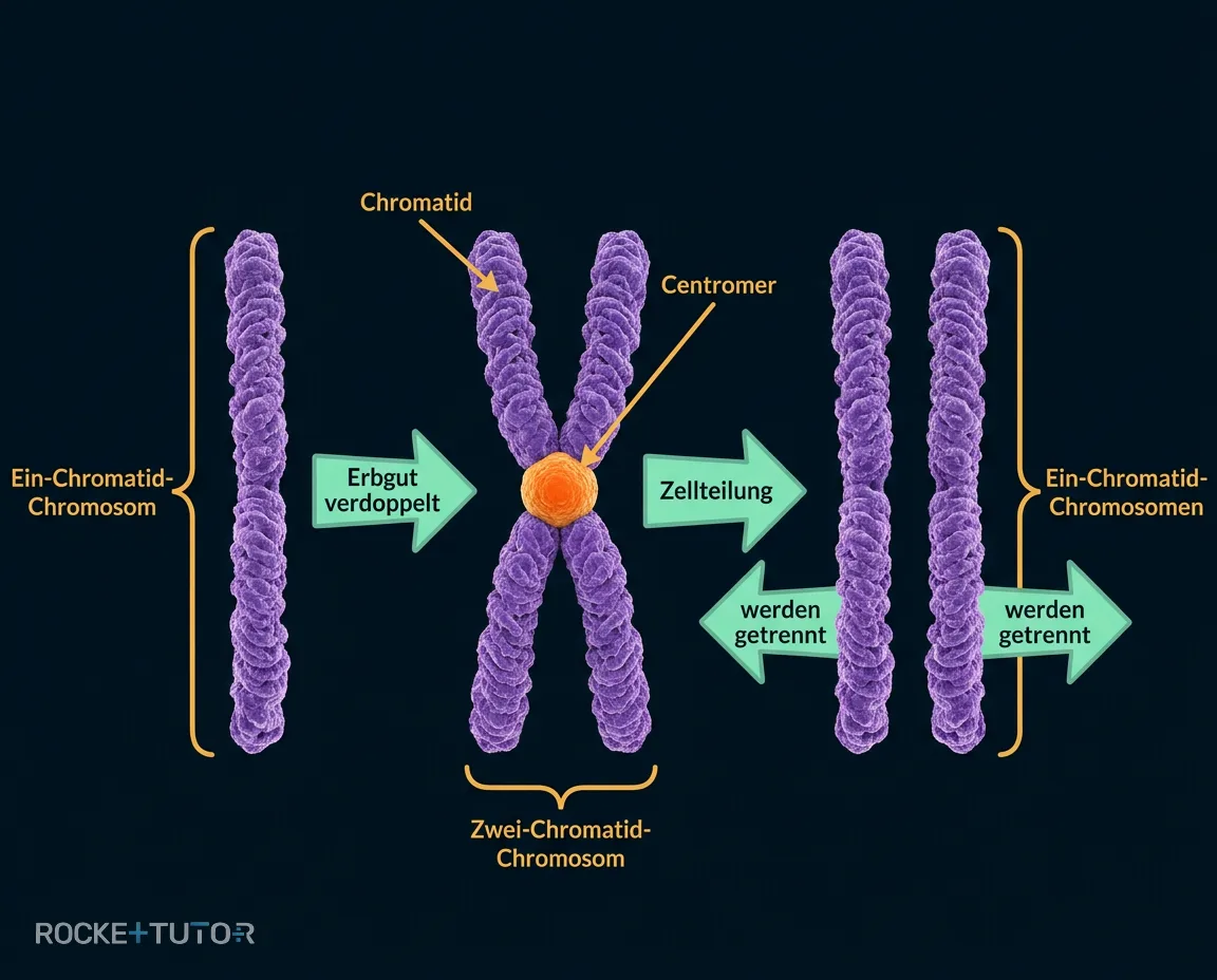 Aufbau eines Chromosoms
