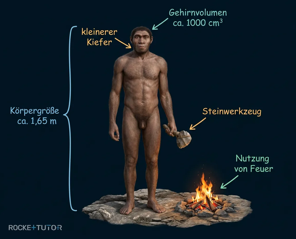 Schädel des Homo erectus