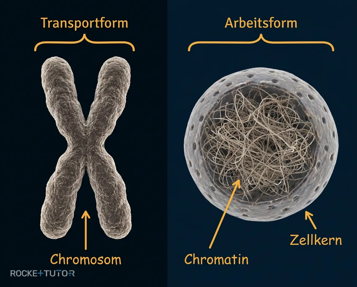 DNA Transportform und Arbeitsform