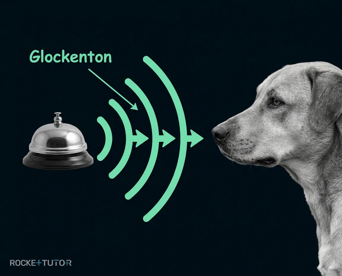 Hund hört auf zu speicheln