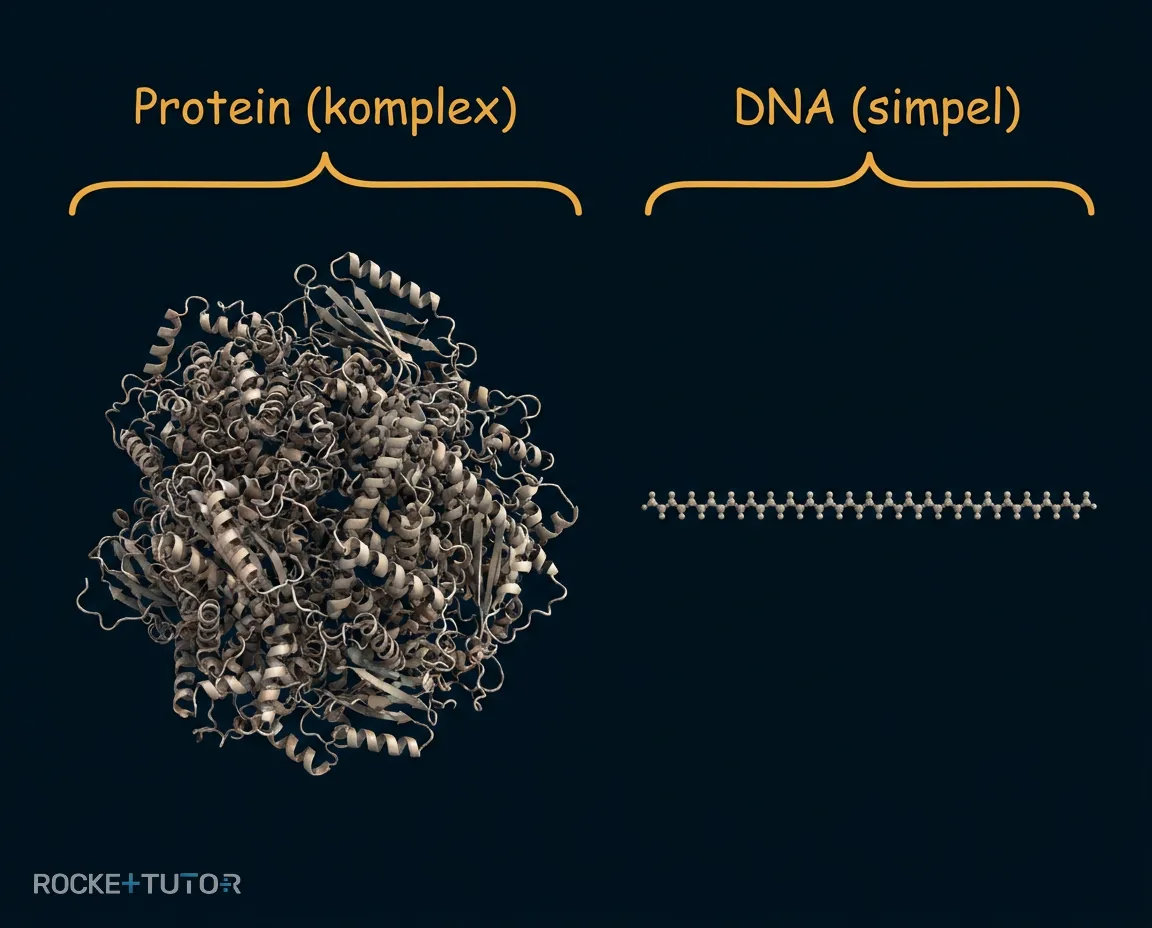 Vergleich Proteine und DNA