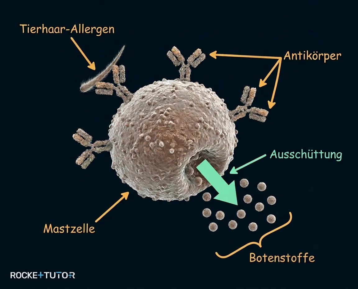 Zweitkontakt und allergische Reaktion
