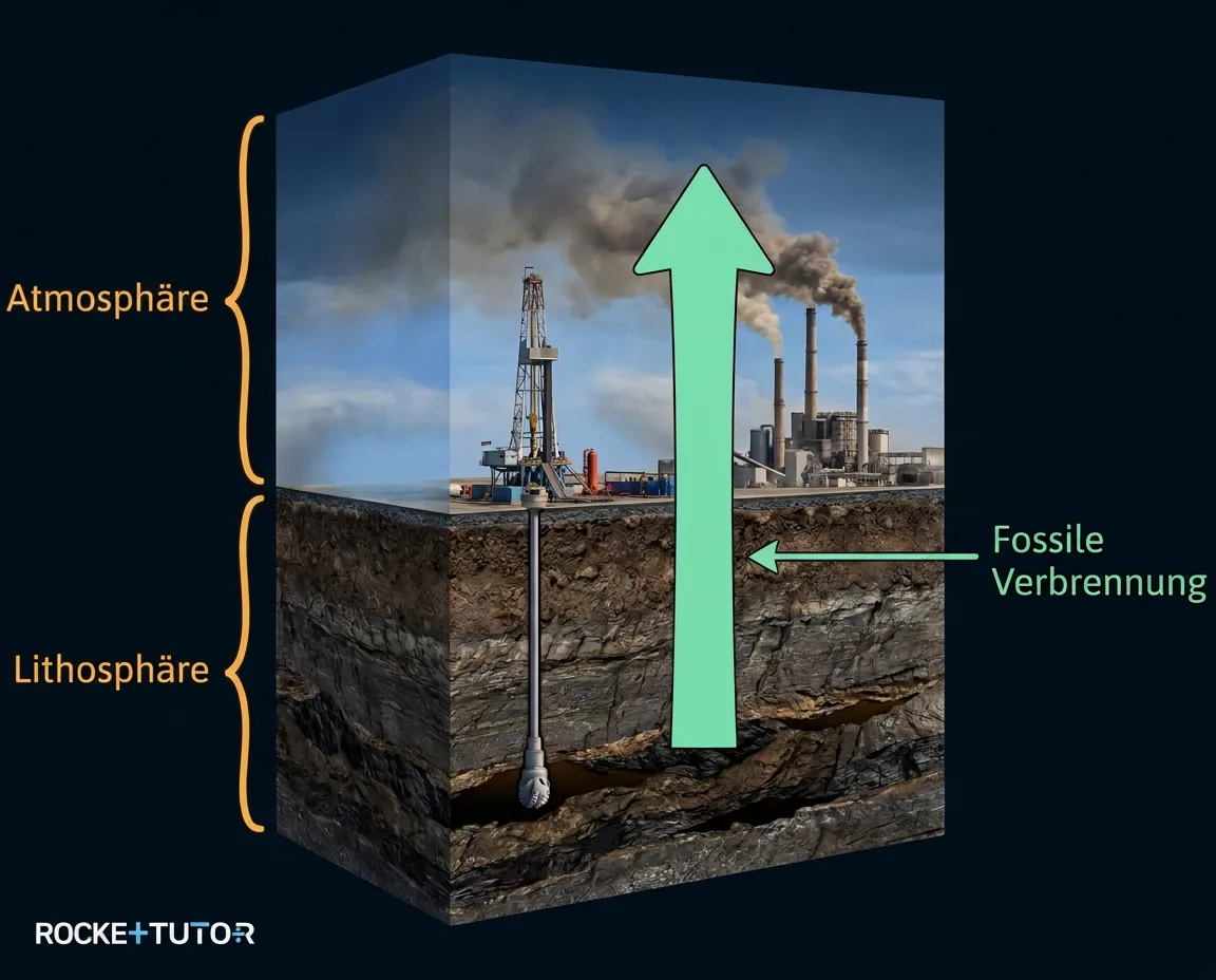 Fabrik stößt CO2 aus