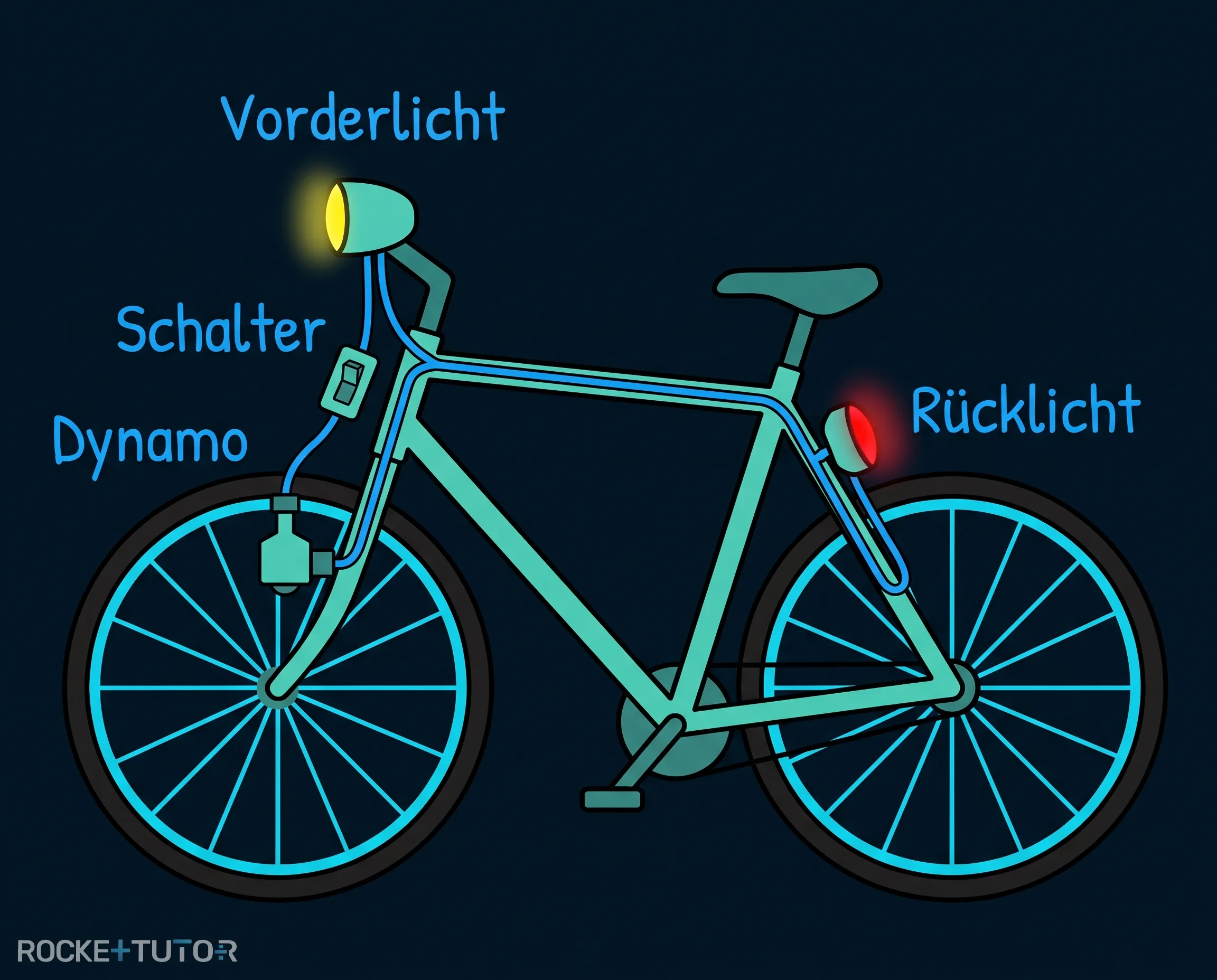Parallelschaltung von Fahrradlampen am Dynamo