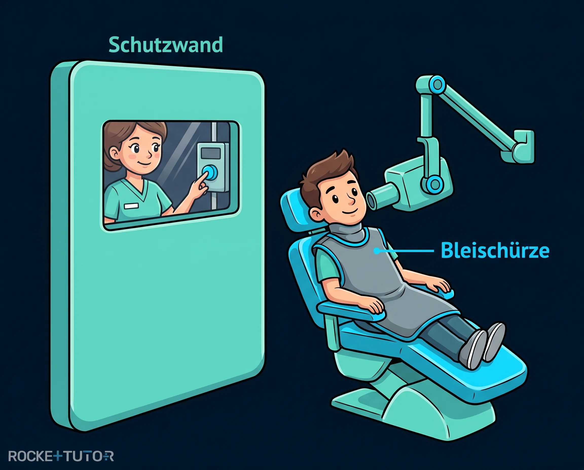 Zahnarzt Röntgen Bleischürze Schutz